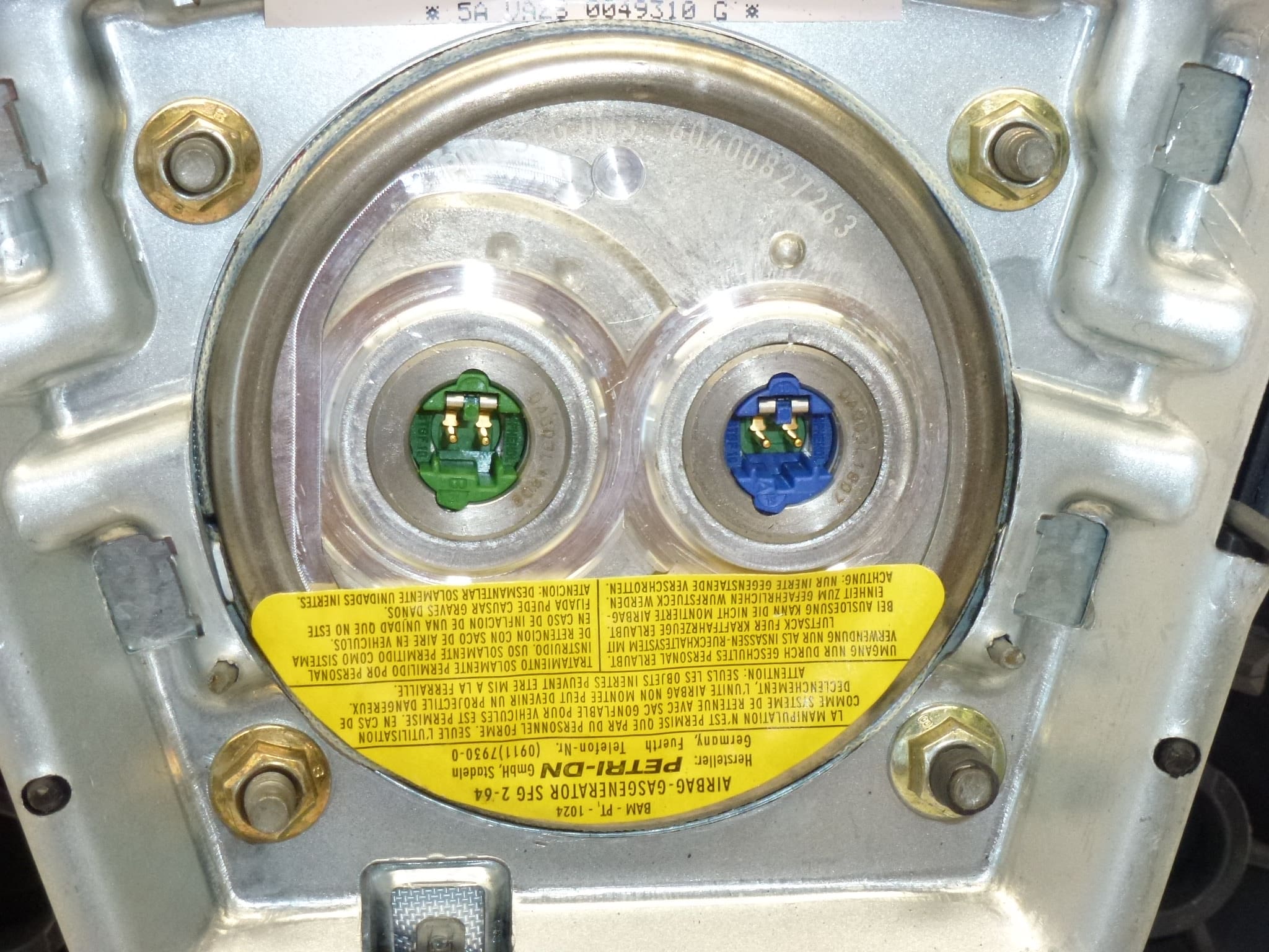 Airbag Riadiča Citroën C8 14958410YR 4112HQ – Obrázok 2