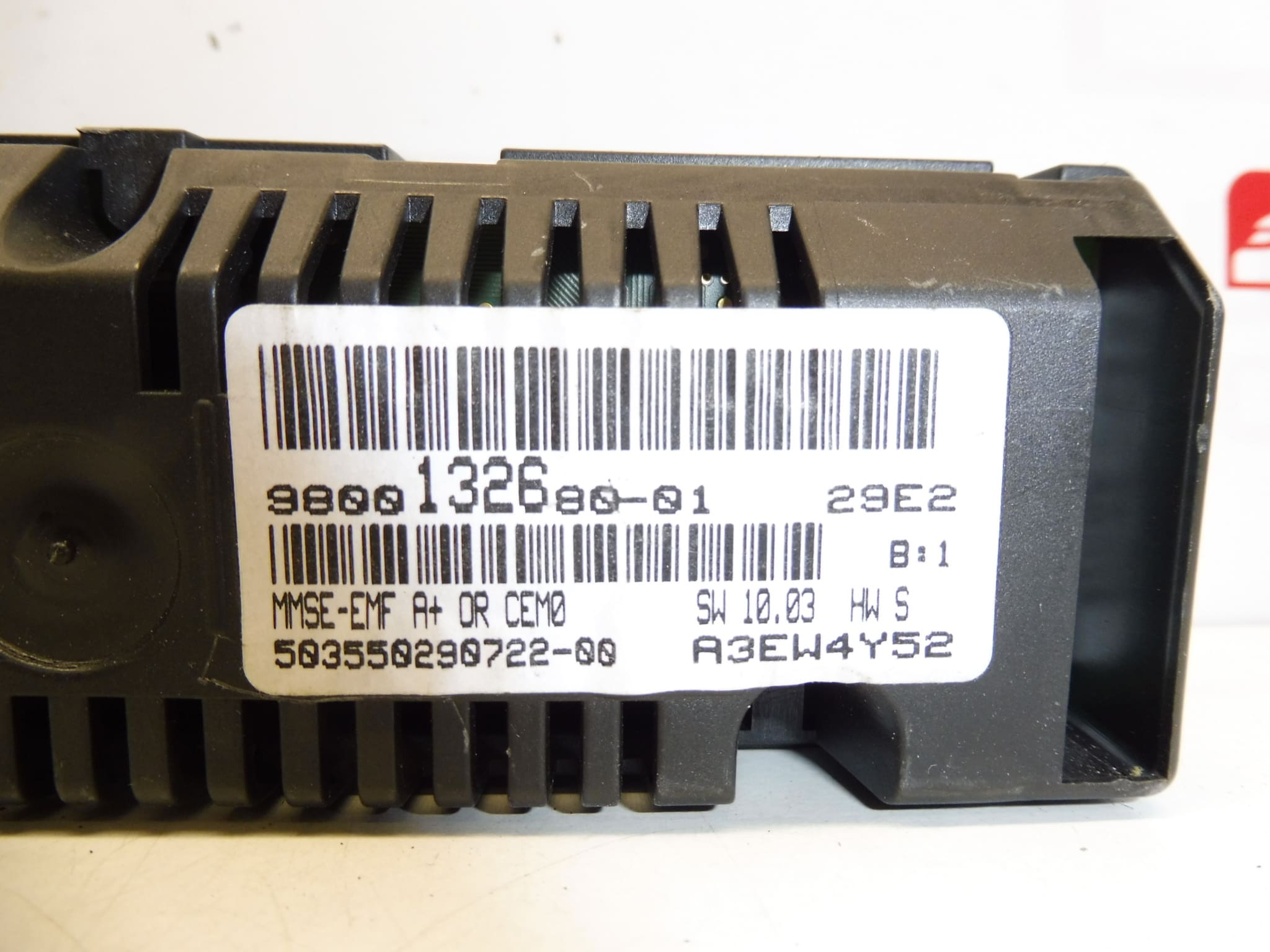 Display rádia počítača Citroën Peugeot 9800132680-01 – Obrázok 2