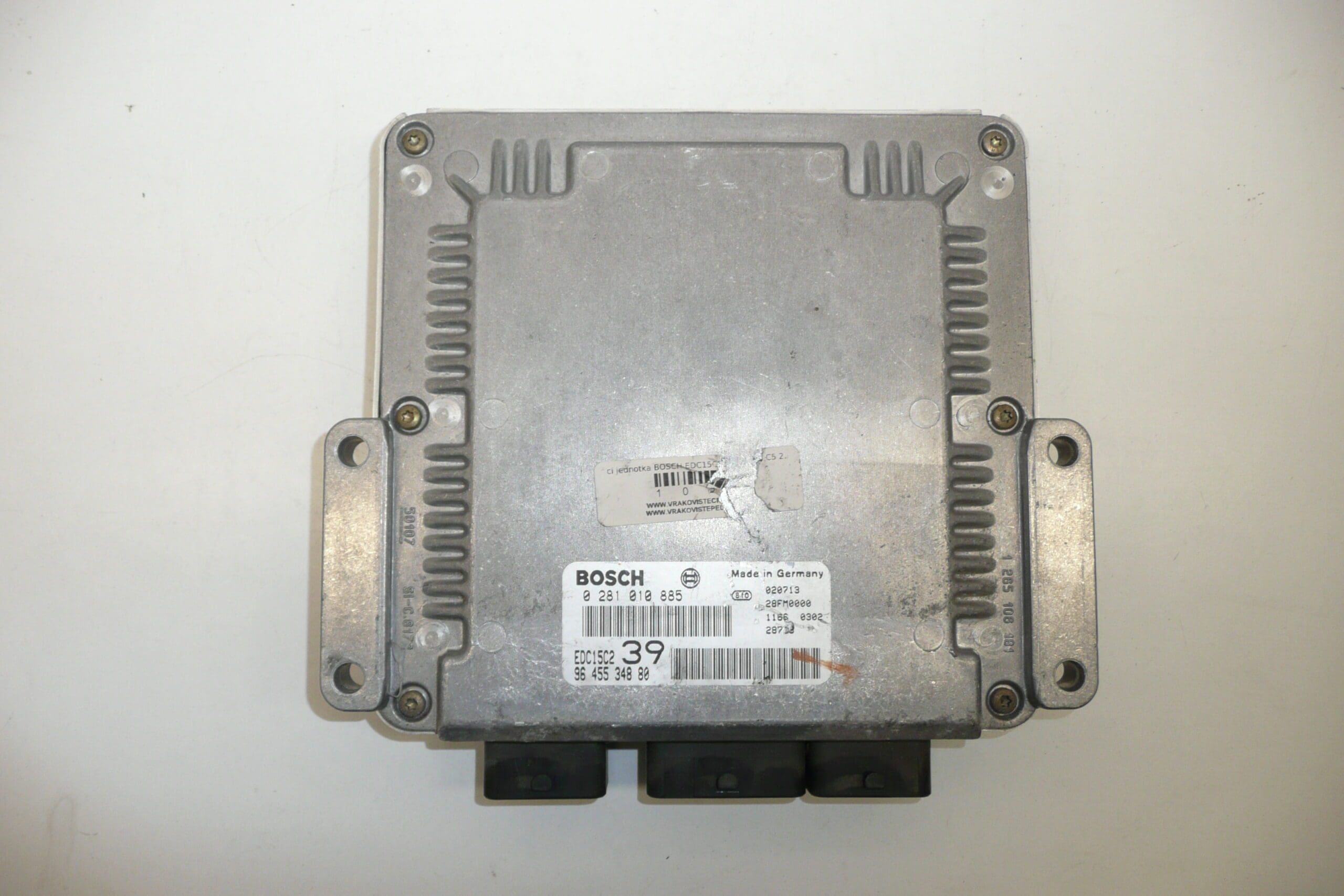 ECU Bosch EDC15C2 Citroën C5 2.2 HDI 9645534880 – Obrázok 2