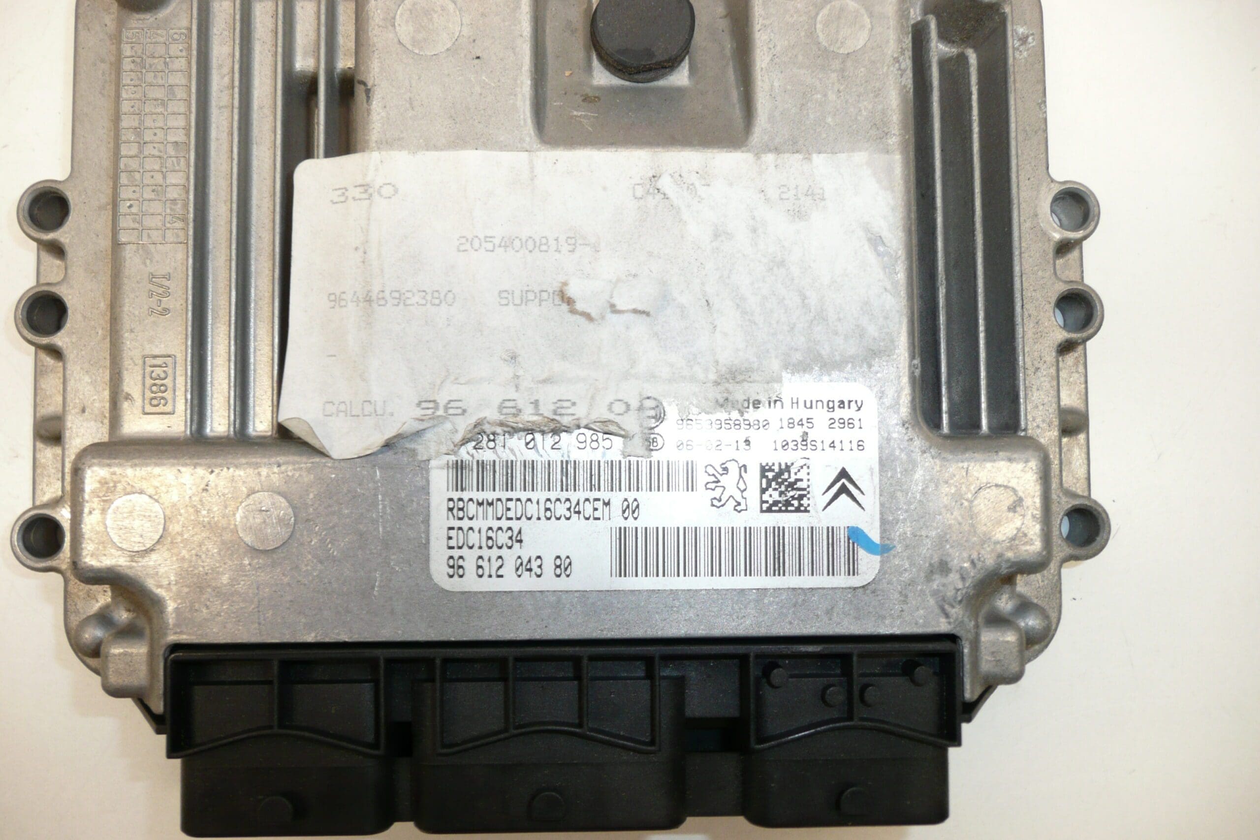 ECU Bosch EDC16C34 Citroën 0281012985 9661204380 – Obrázok 2