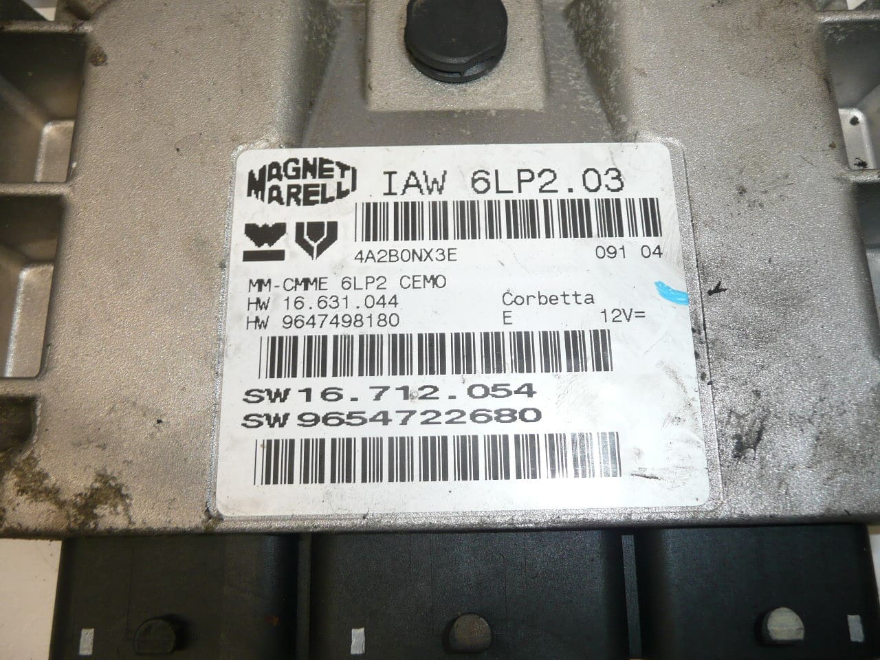 ECU IAW 6LP2.03 1.4 16V Citroën Peugeot 9654722680 – Obrázok 2