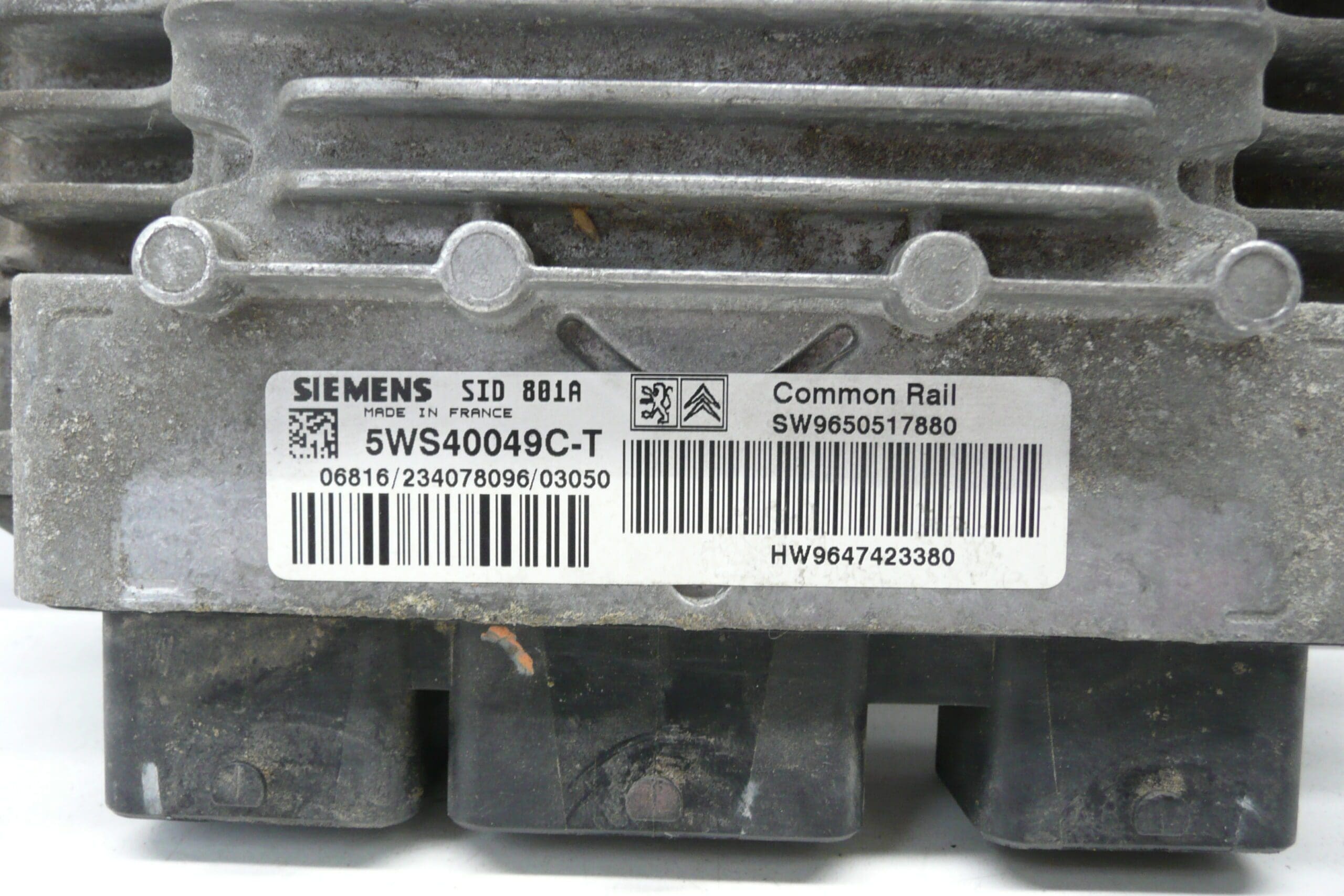 ECU Siemens SID 801A Citroën Peugeot 5WS40049C-T 1938TR – Obrázok 2