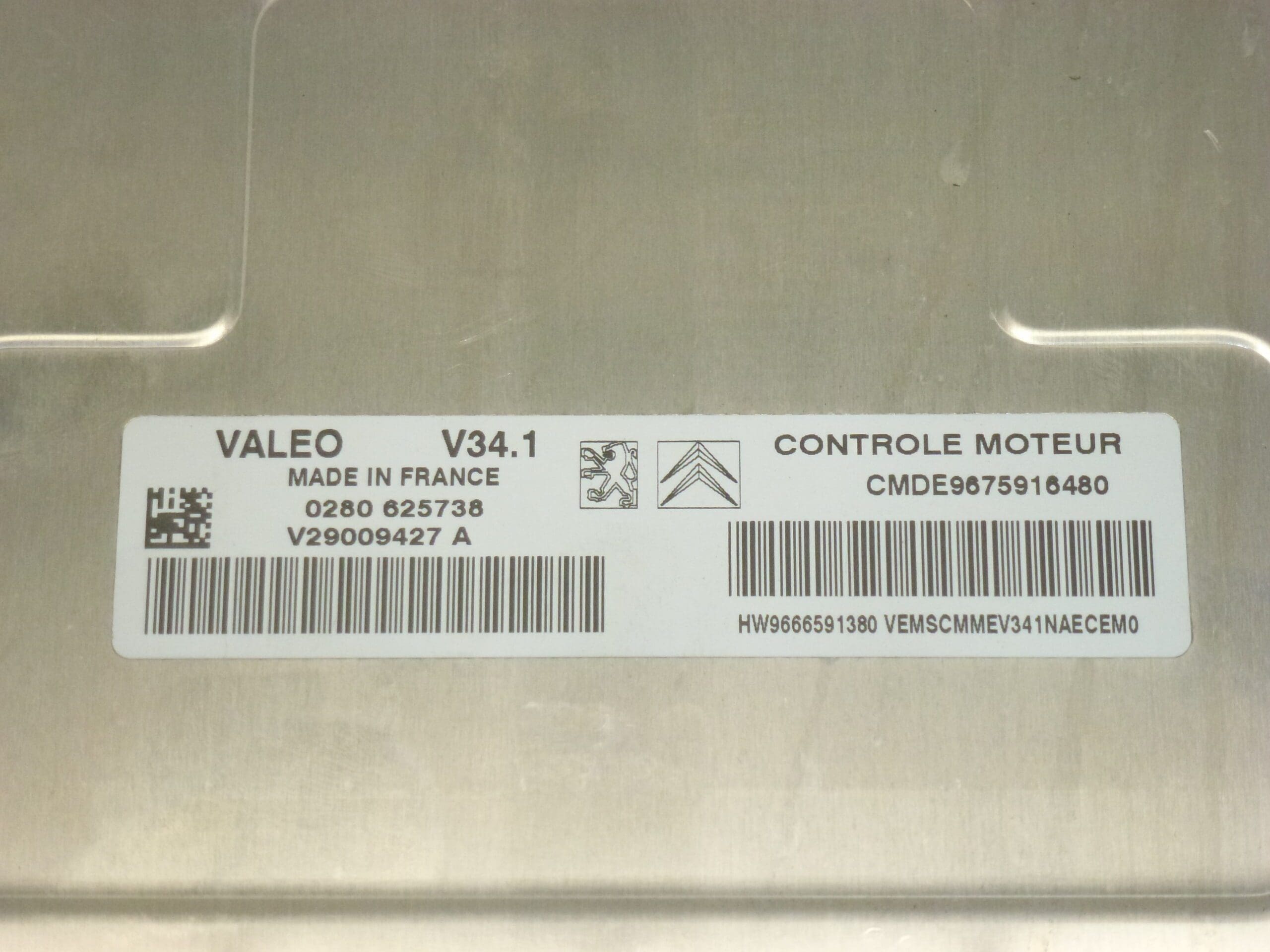 ECU Valeo V34.1 Citroën Peugeot 9666591380 1943XS – Obrázok 2