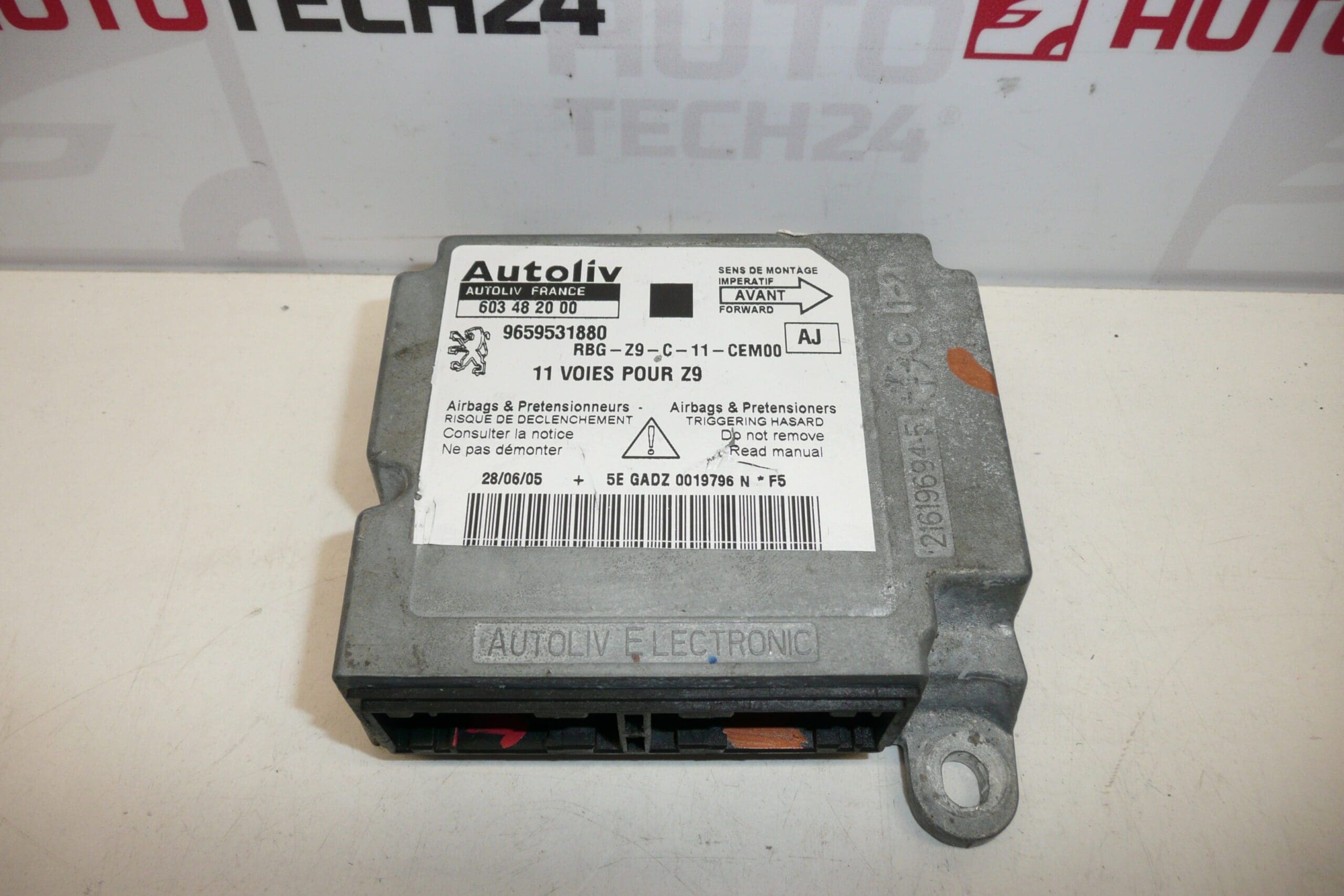 Jednotka airbagov Peugeot 607 9659531880 603482020