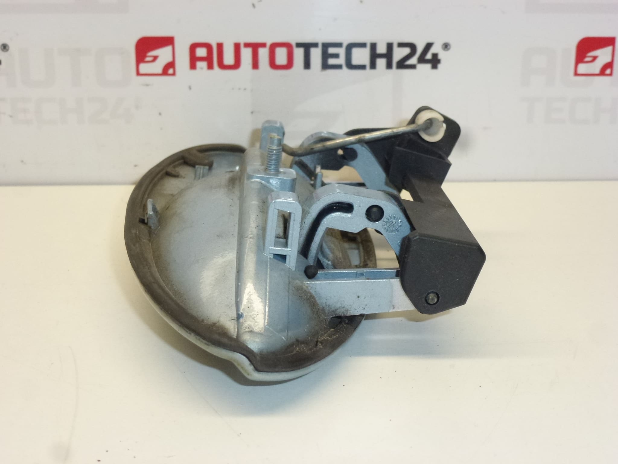 Klika ľavých zadných dverí Citroën C5 I a II 9631831077 9101S7 modrá – Obrázok 2