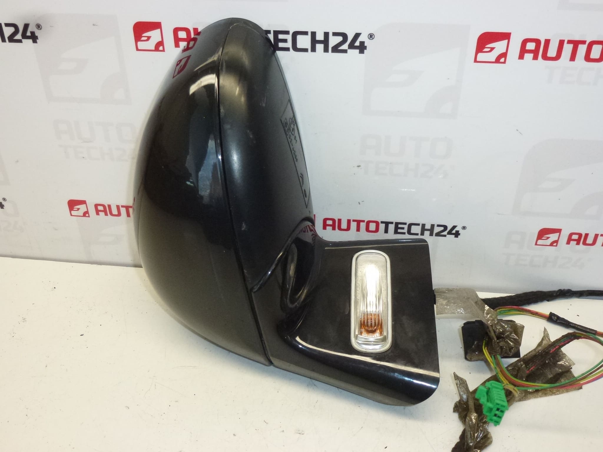 Ľavé spätné zrkadlo čierna metalíza Citroën C4 8149EL – Obrázok 2