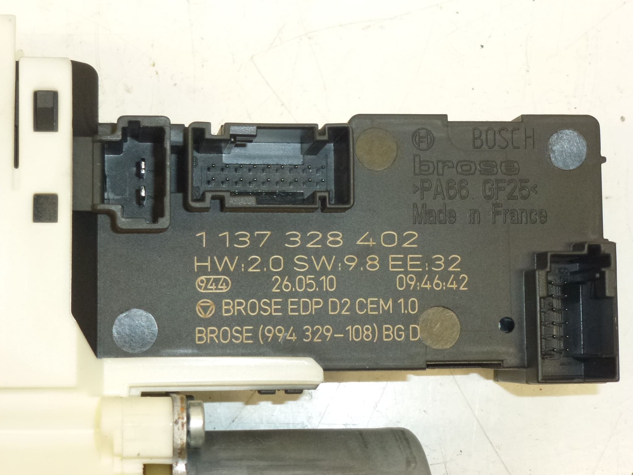 Motor sťahovania pravého okna Peugeot 407 9663036380 9222Y8 – Obrázok 2