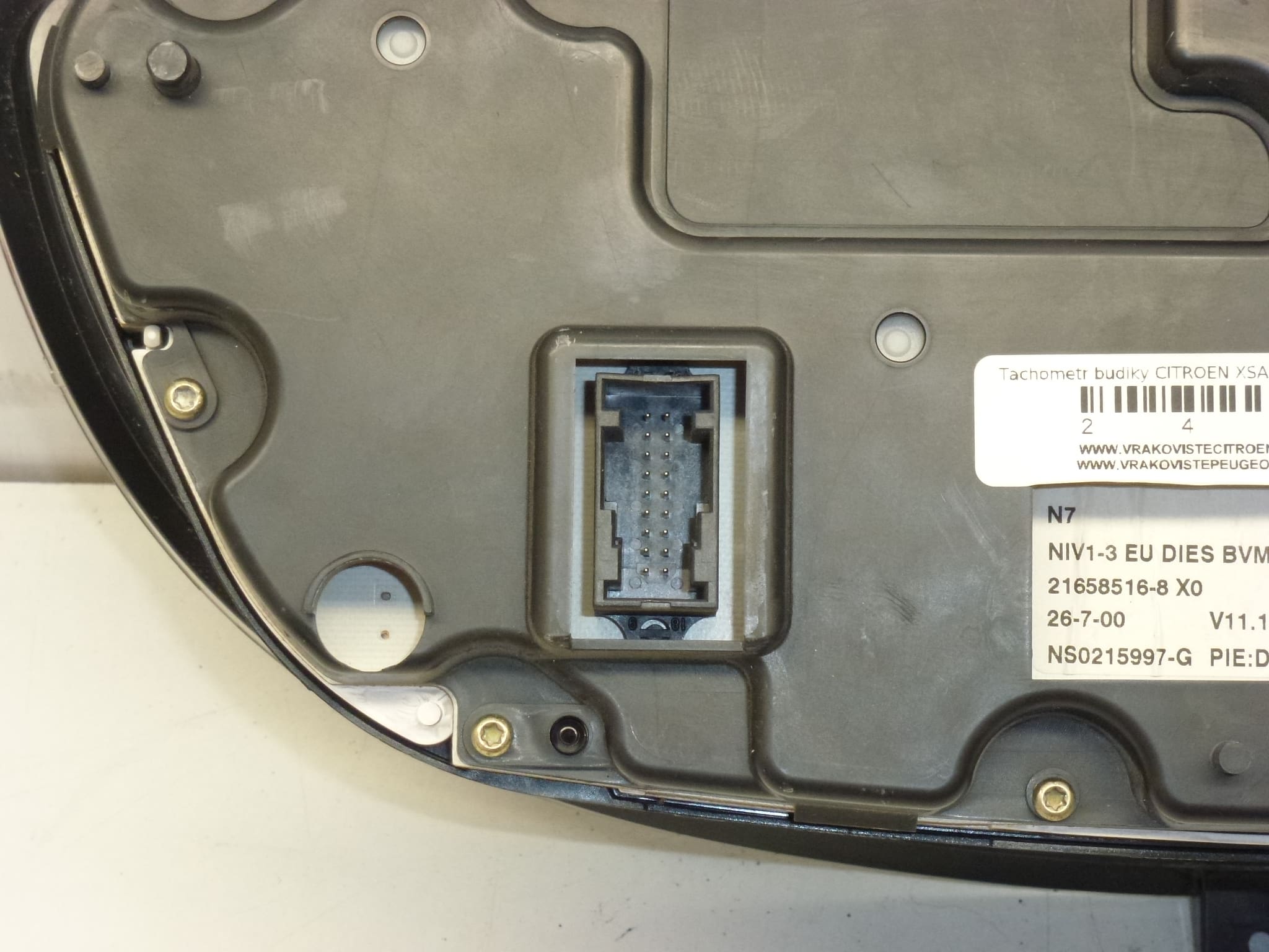 Tachometer budíky Citroën Xsara Sagem 9639708580 – Obrázok 2