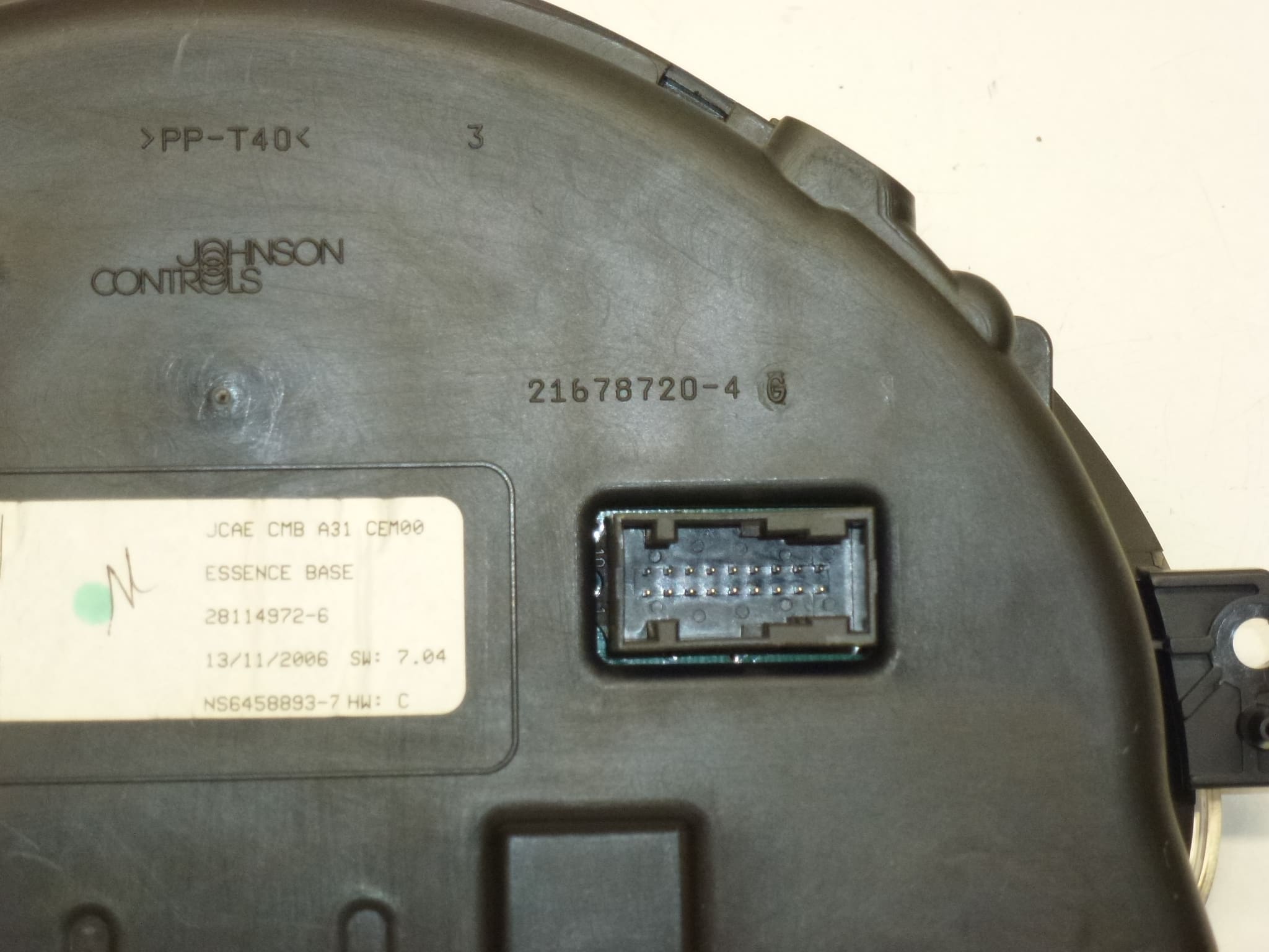 Tachometer Citroën C2 C3 najazdené 105000 km 9660225780 6105WK – Obrázok 2
