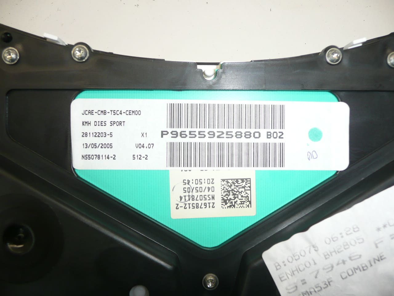 Tachometer Peugeot 307 II najazdené 83tis. km 6106R9 – Obrázok 2