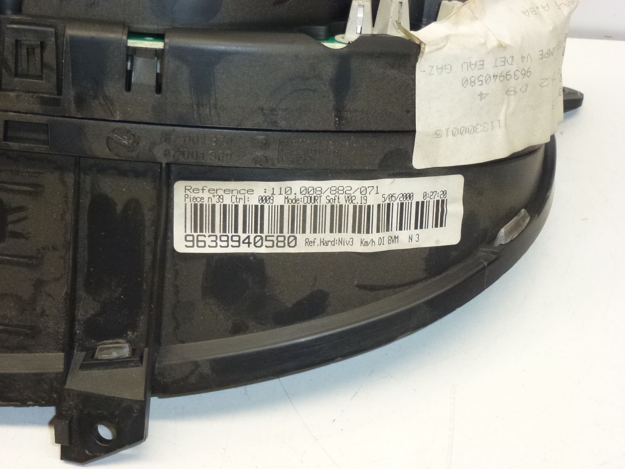 Tachometer Peugeot 406 2.0 HDI 9639940580 610479 – Obrázok 2