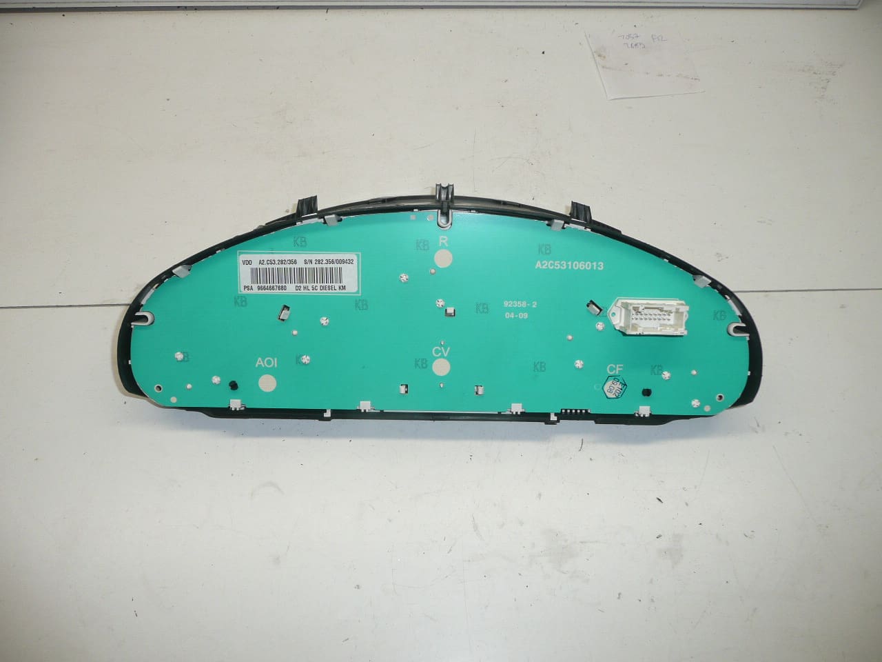 Tachometer Peugeot 407 9664667680 610385 – Obrázok 2