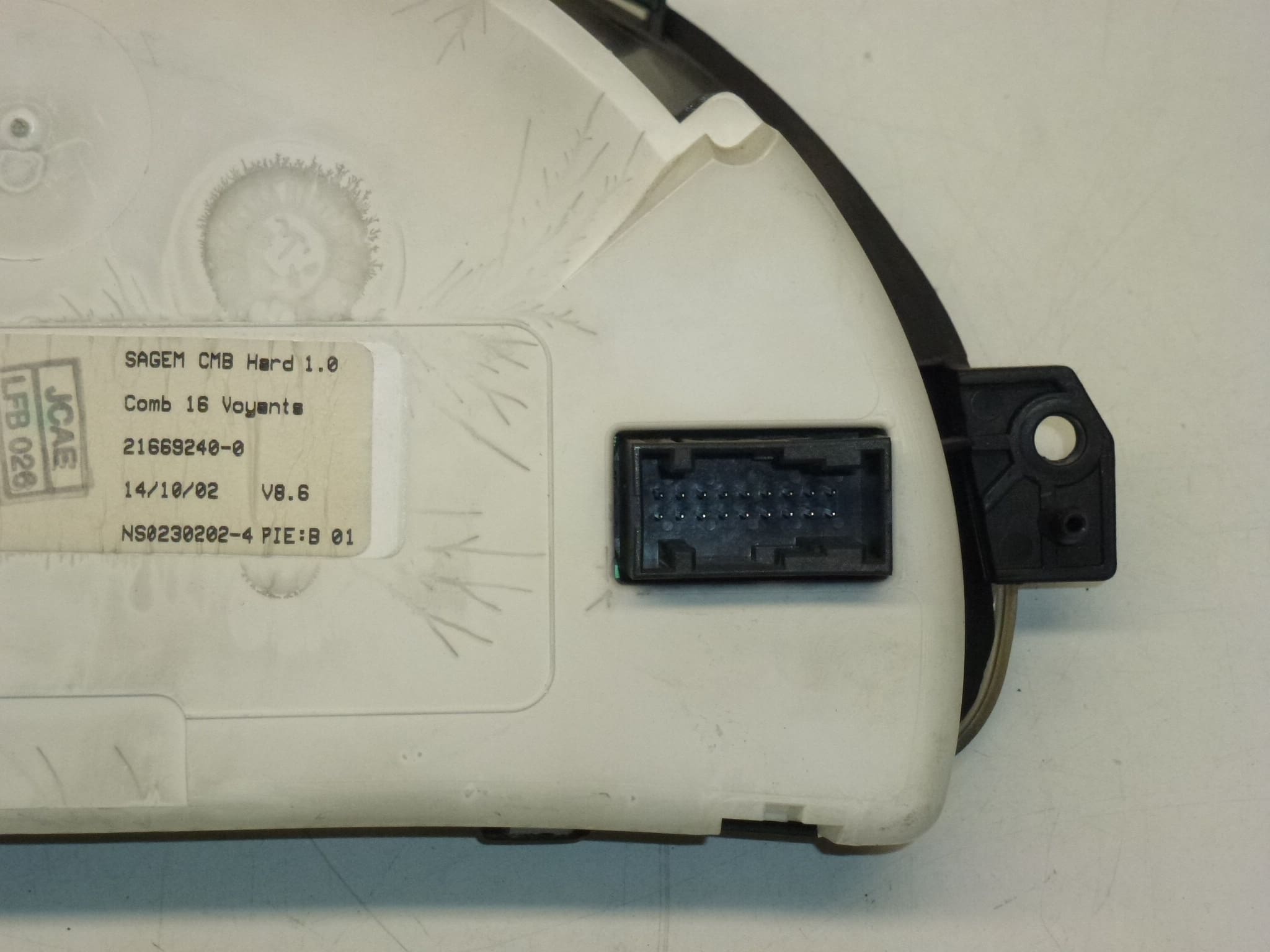 Tachometer Sagem Citroën C2 C3 najeté 206000 km 9645994280 – Obrázok 2