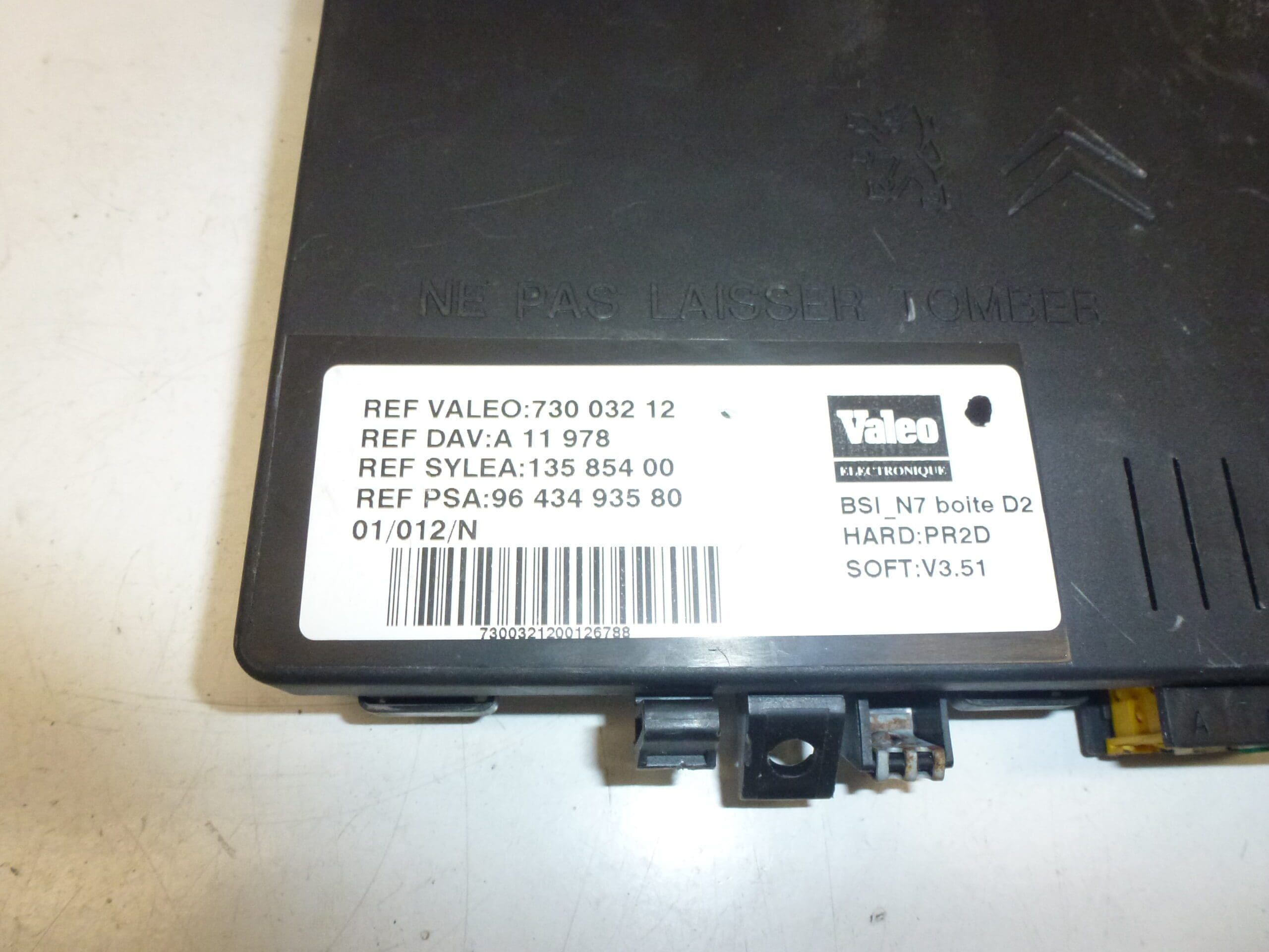 Valeo BSI_N7 jednotka D2 Citroën Xsara II 9643493580 73003212 – Obrázok 2