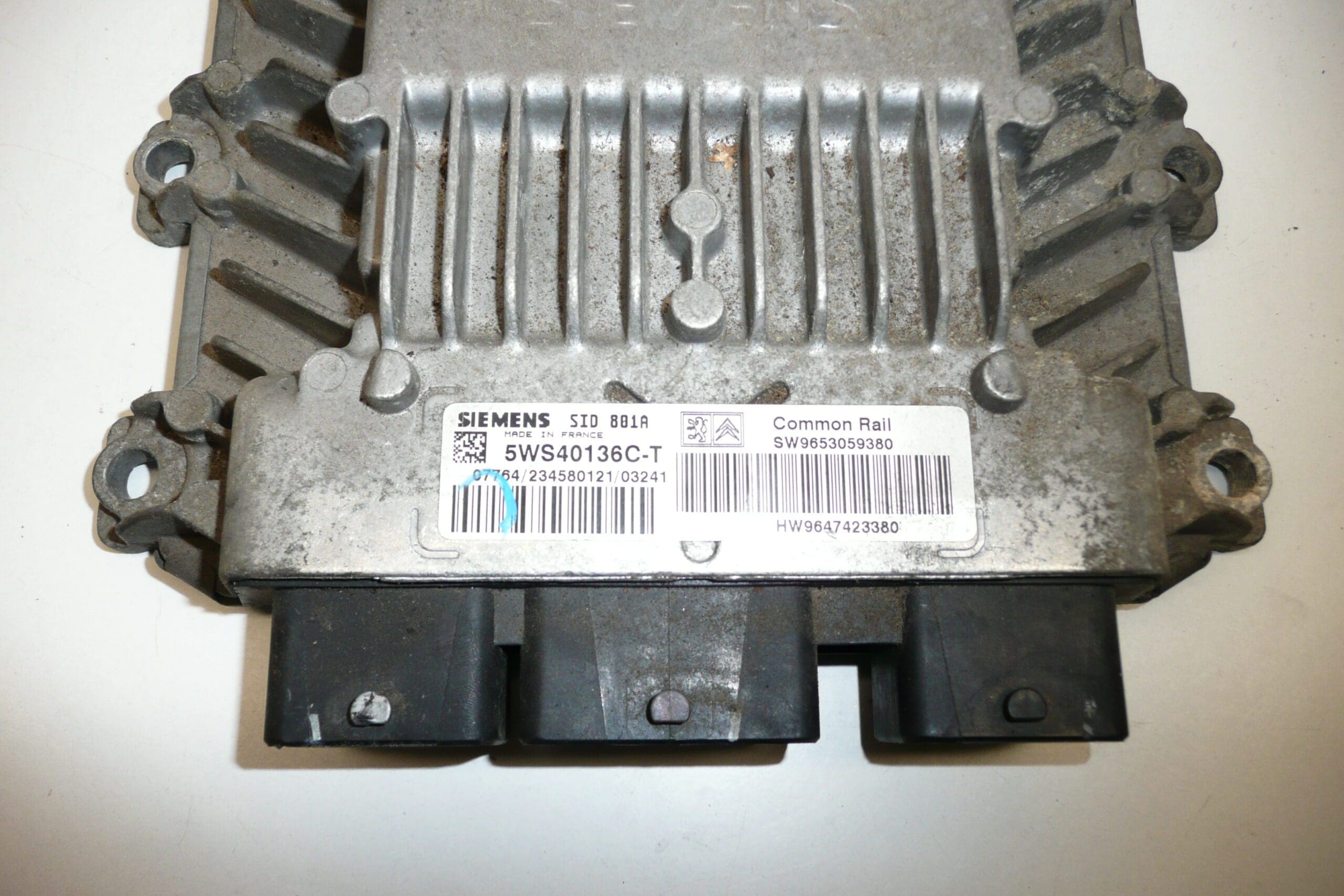 ECU Siemens SID 801 Citroën Peugeot 5WS40136C-T 1938XT