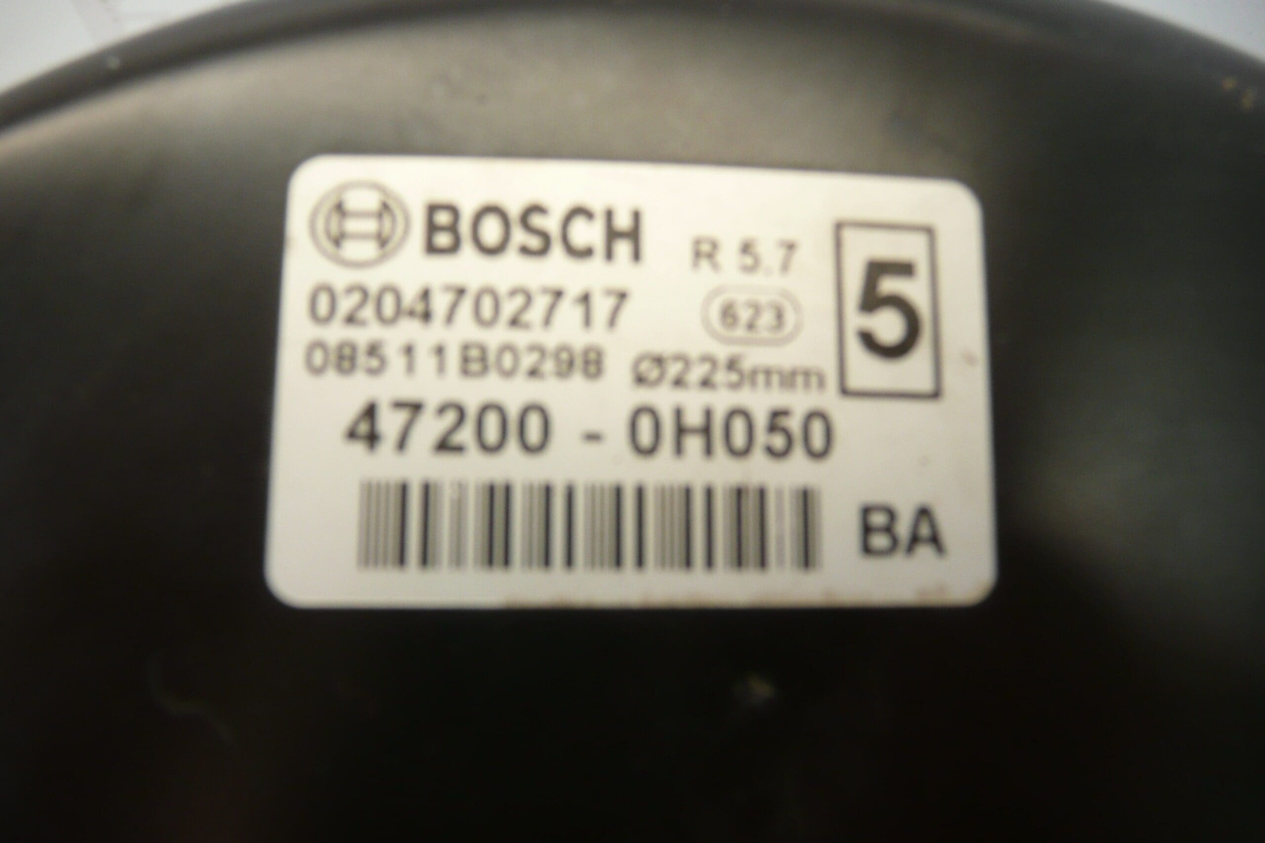 Posilňovač bŕzd Citroën C1 Peugeot 107 47200-0H050 1606356480 0204702717