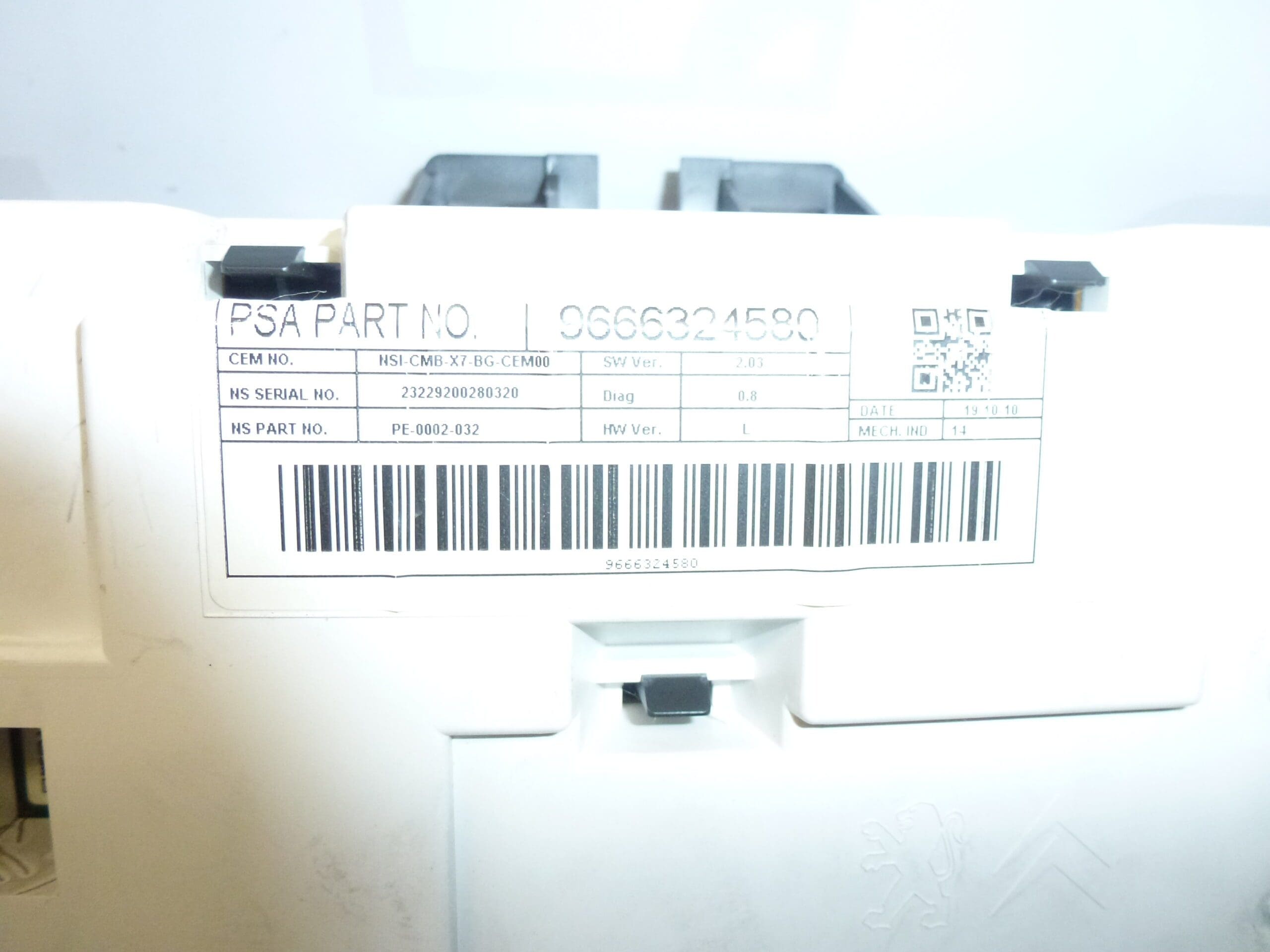 Tachometer Citroën C5 X7 najazdené 158000km 9666324580 6103PC