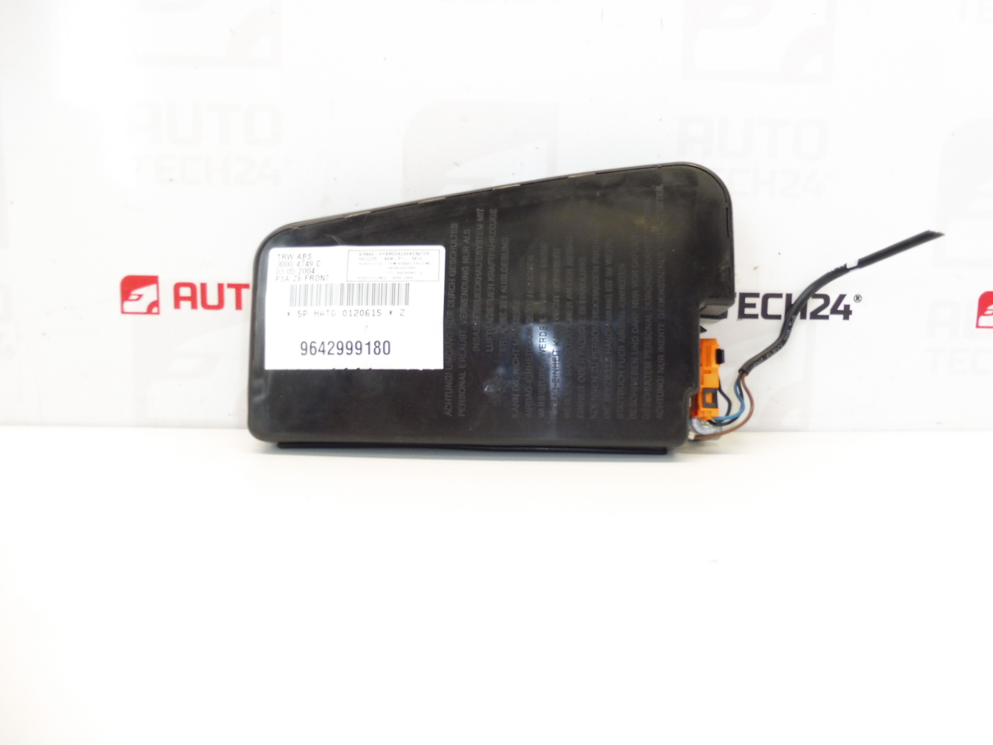 Pravý predný sedačkový airbag Peugeot 607 9642999180 30004751 8216L4