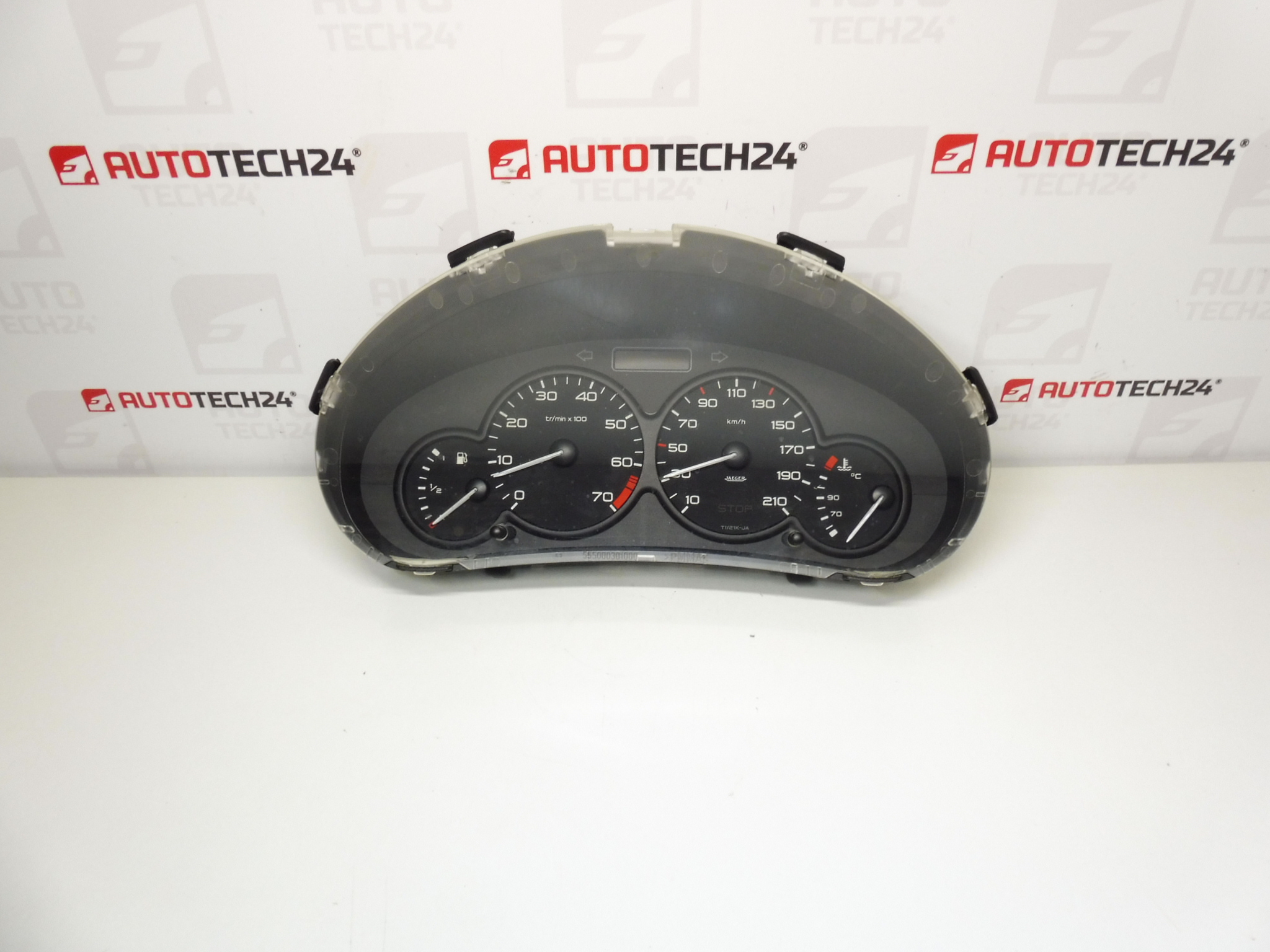 Tachometer budíky 46000 km Peugeot 206 9659728980 6106LG