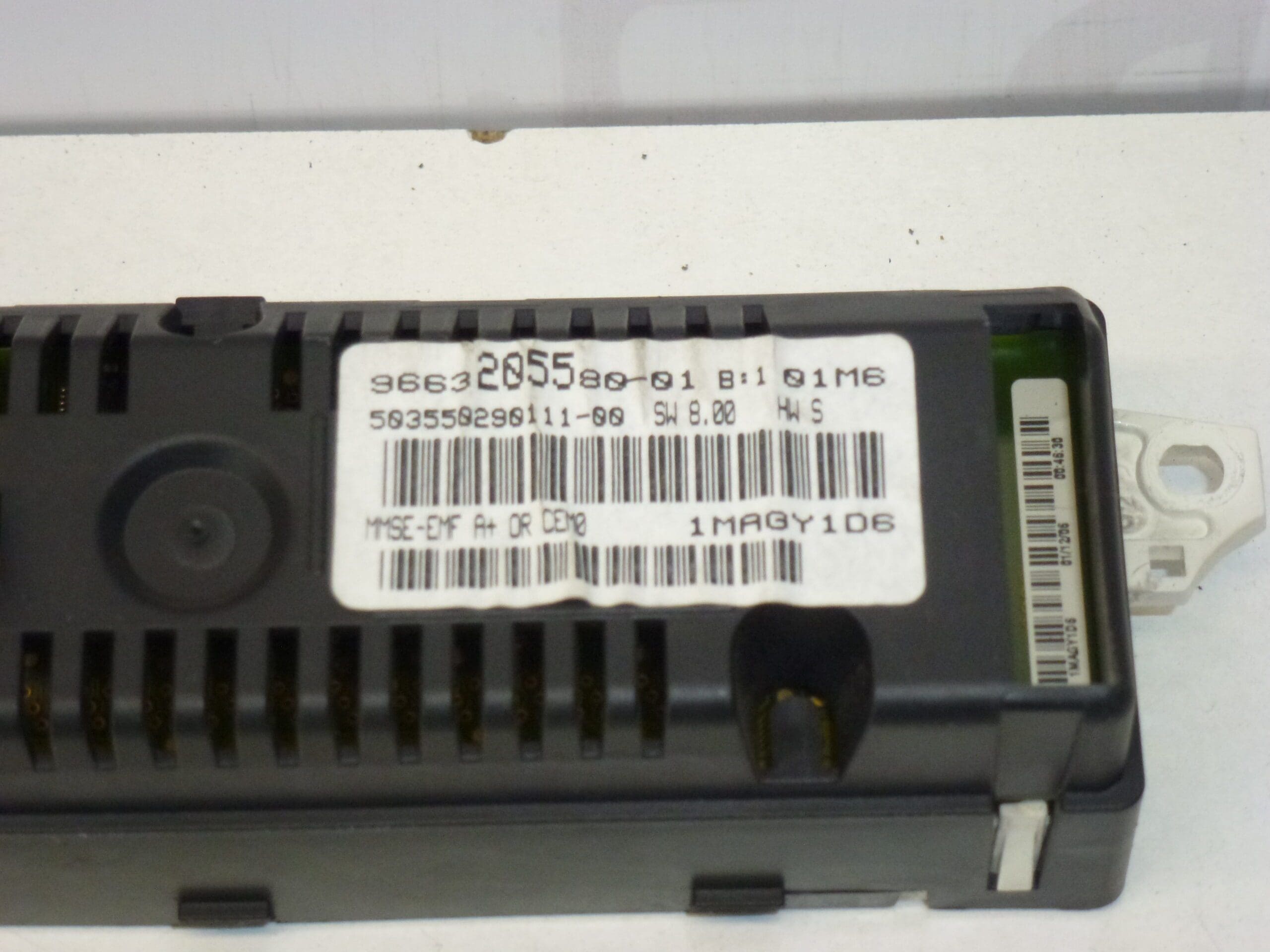 Display rádia počítača Peugeot 207 9663205580 6593F5