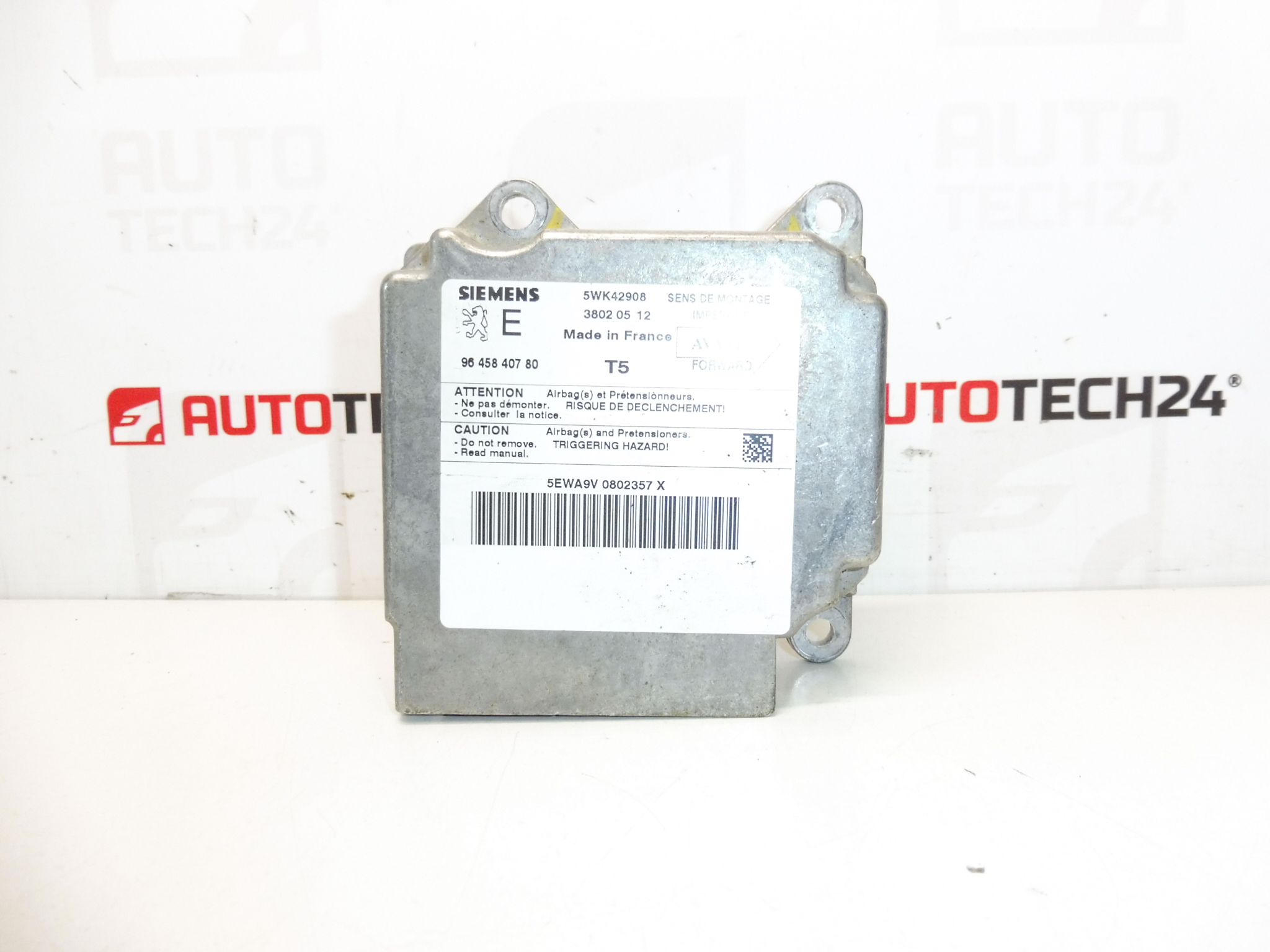 Jednotka airbagov Siemens Peugeot 307 9645840780 6545HE