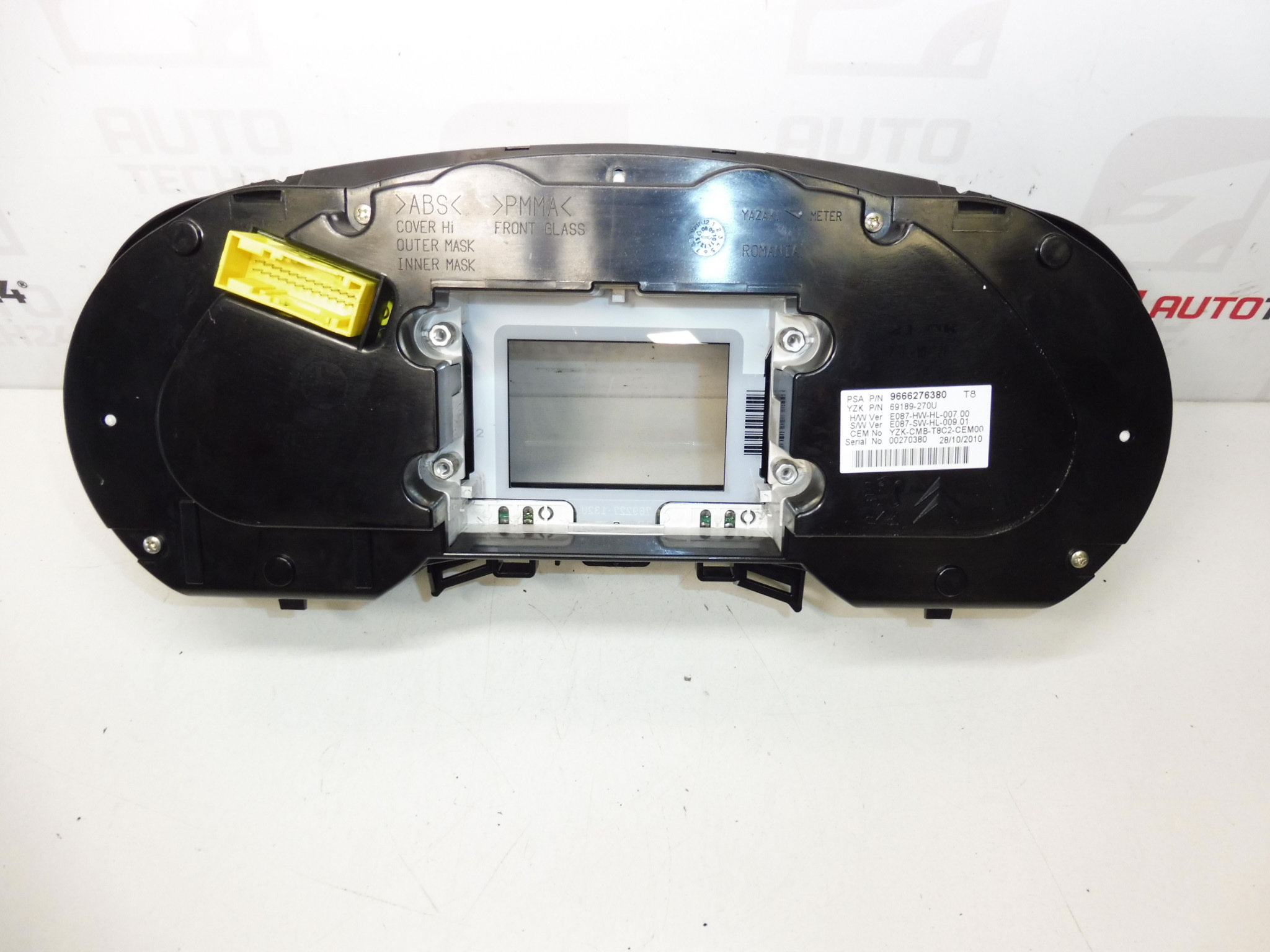 Tachometer 201000km Peugeot 3008 5008 9666276380 9805170680 6103Y4