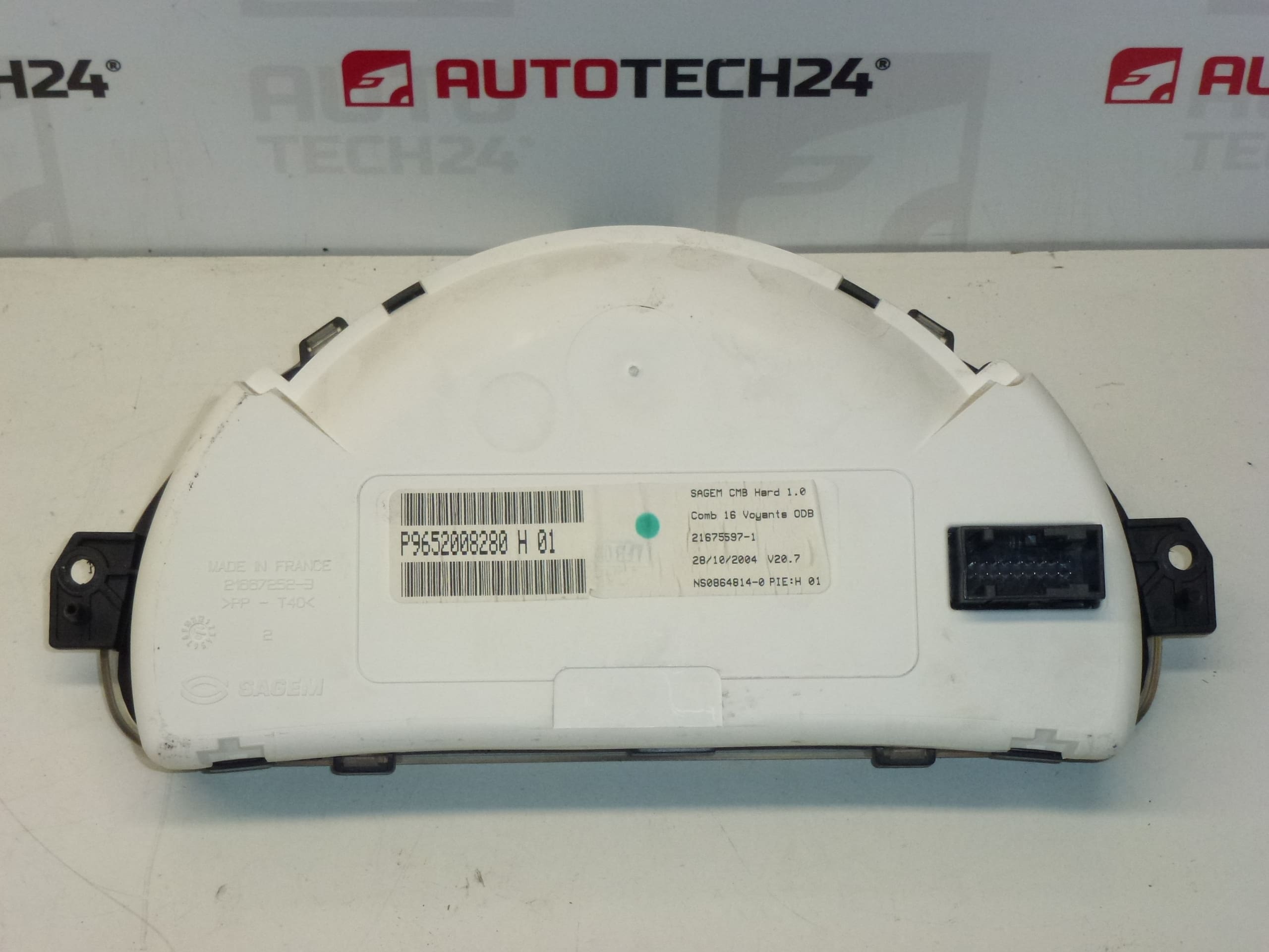 Tachometer Citroën C2 C3 189000 km 9652008280 6105EV