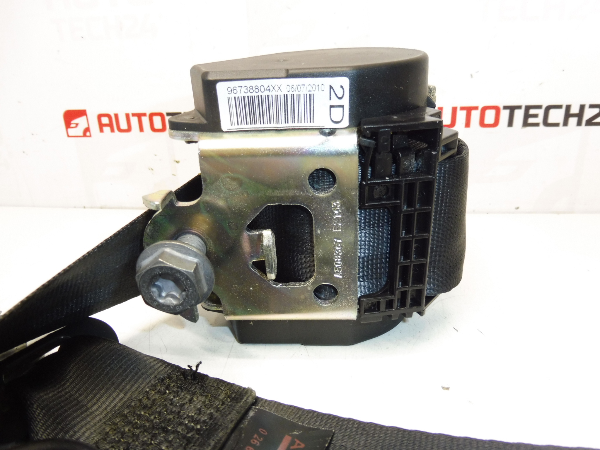 Pravý zadný bezpečnostný pás Peugeot 207 96738804XX 8975XK