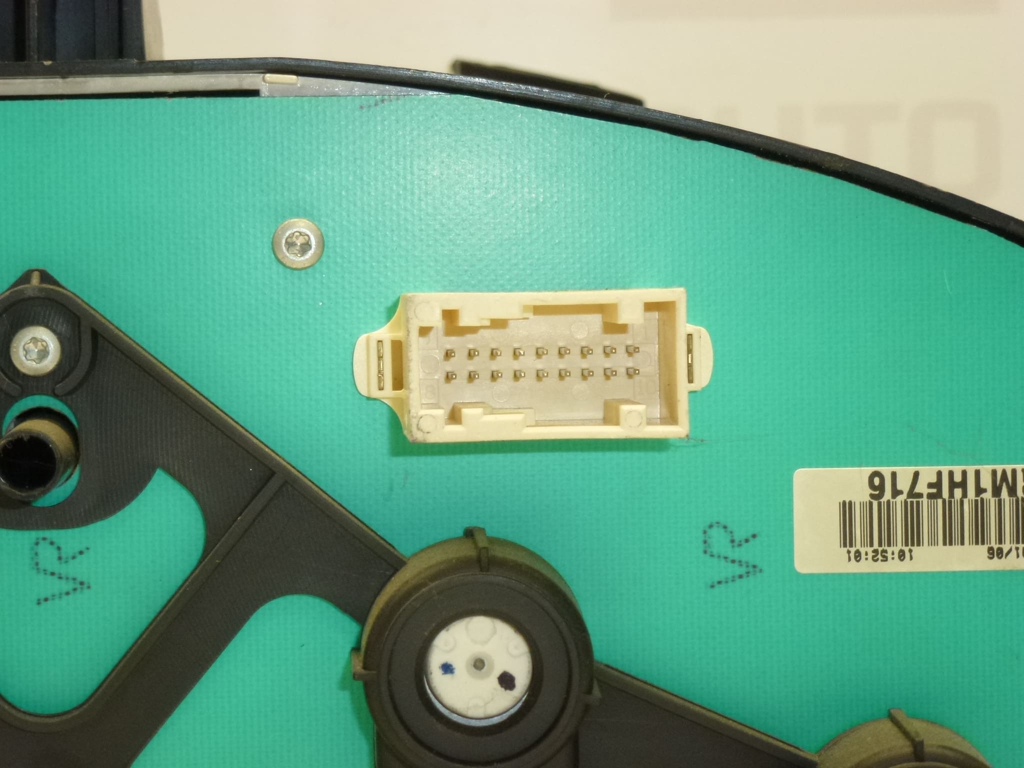 Tachometer 176 tisíc km Peugeot 206 9656696280