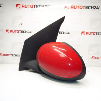 Zrkadlo ľavé červené Citroën C1 Peugeot 107 87940-0H010 87940-0H011