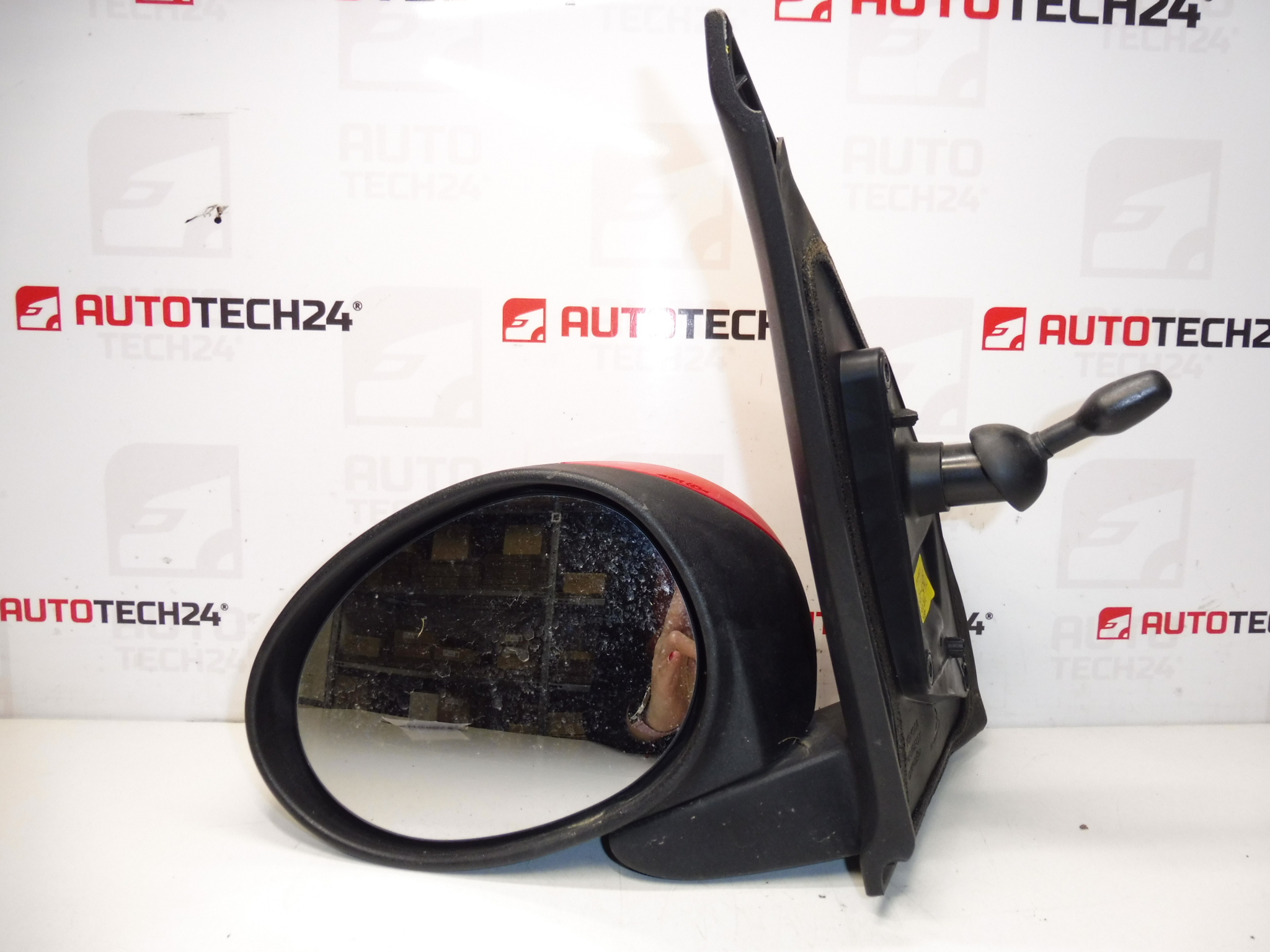 Zrkadlo ľavé červené Citroën C1 Peugeot 107 87940-0H010 87940-0H011