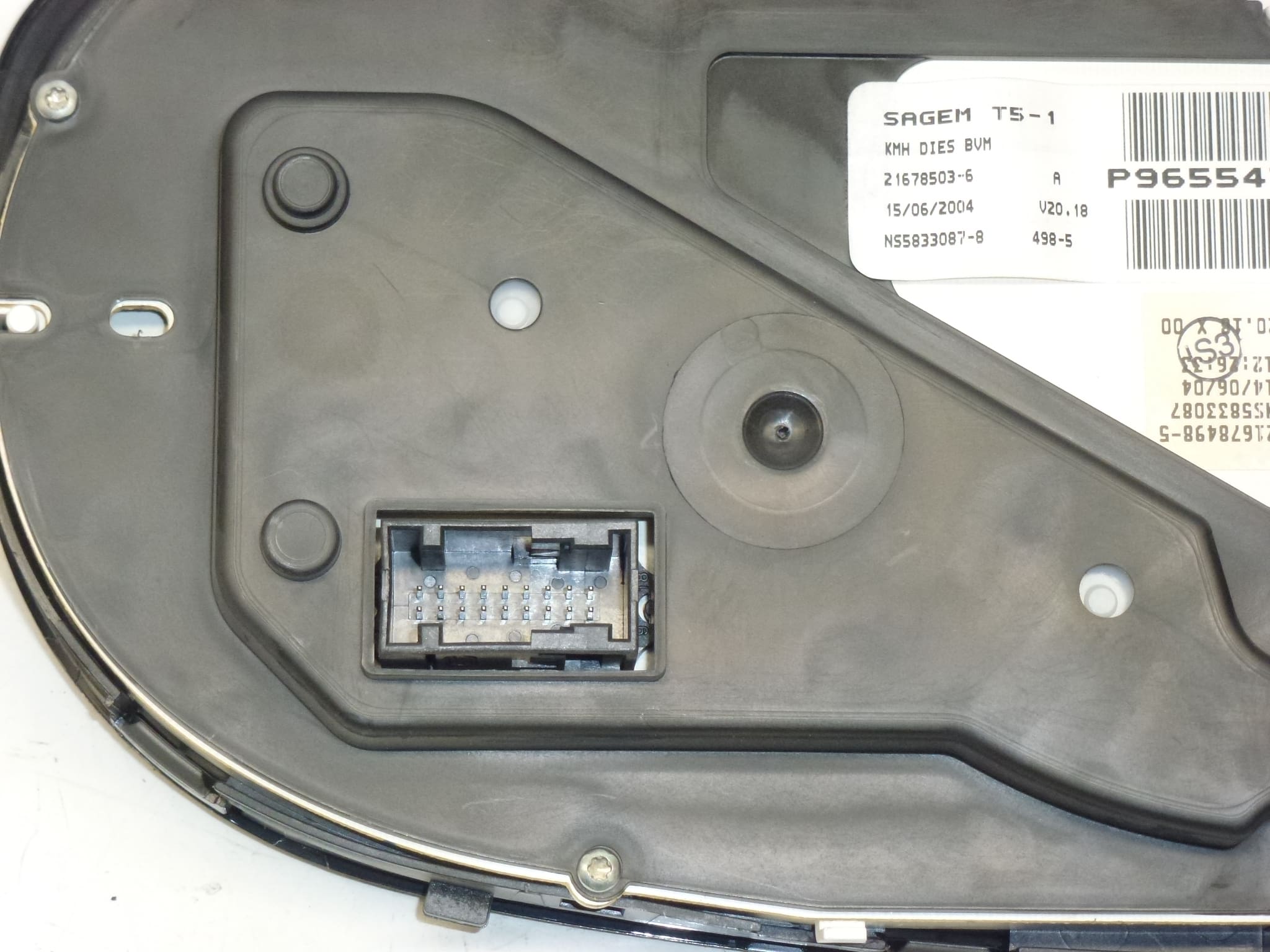 Tachometer Peugeot 307 215 tisíc km 9655476580 G00