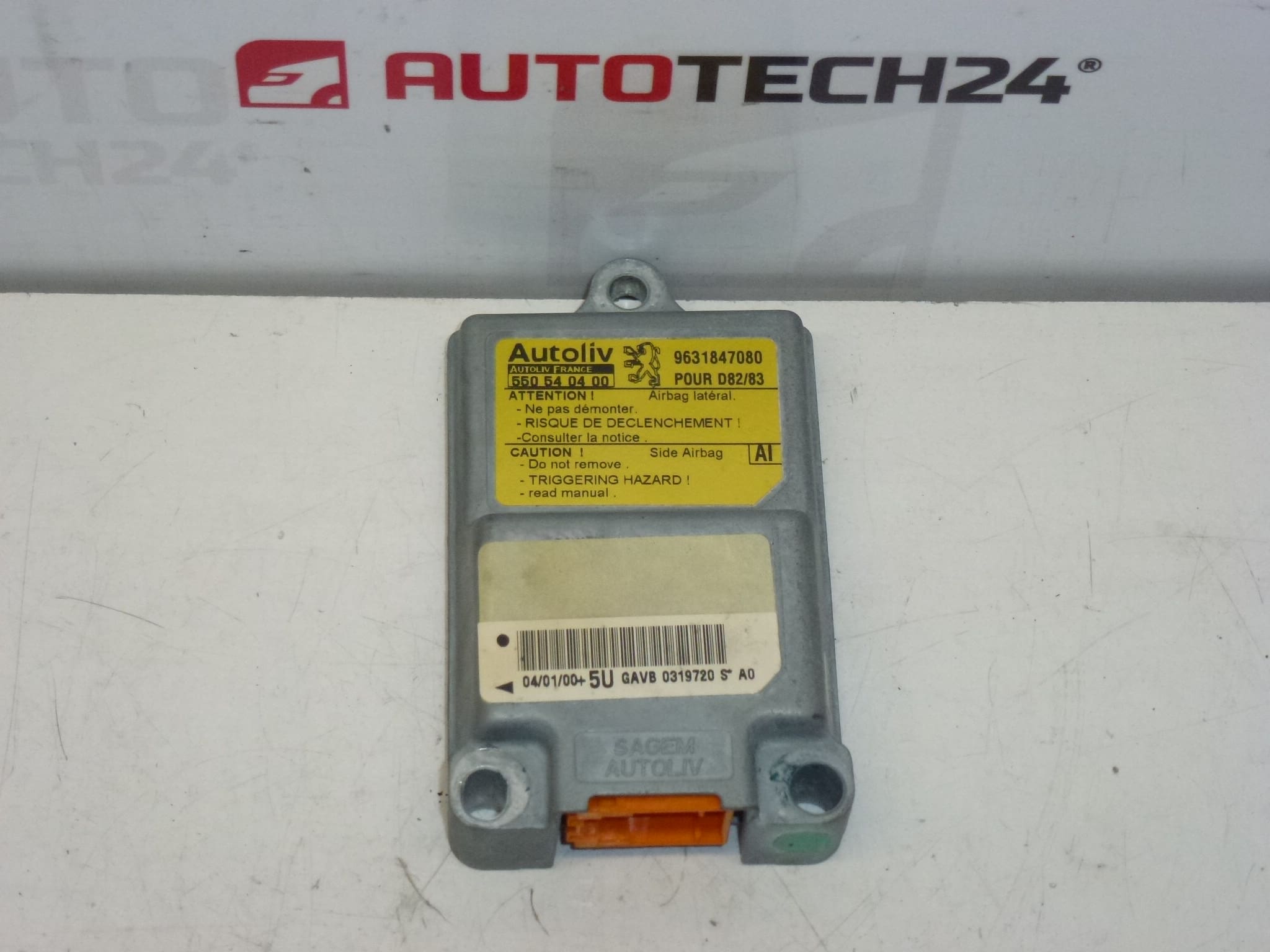 Jednotka bočných airbagov Citroën Peugeot 9631847080 550540400