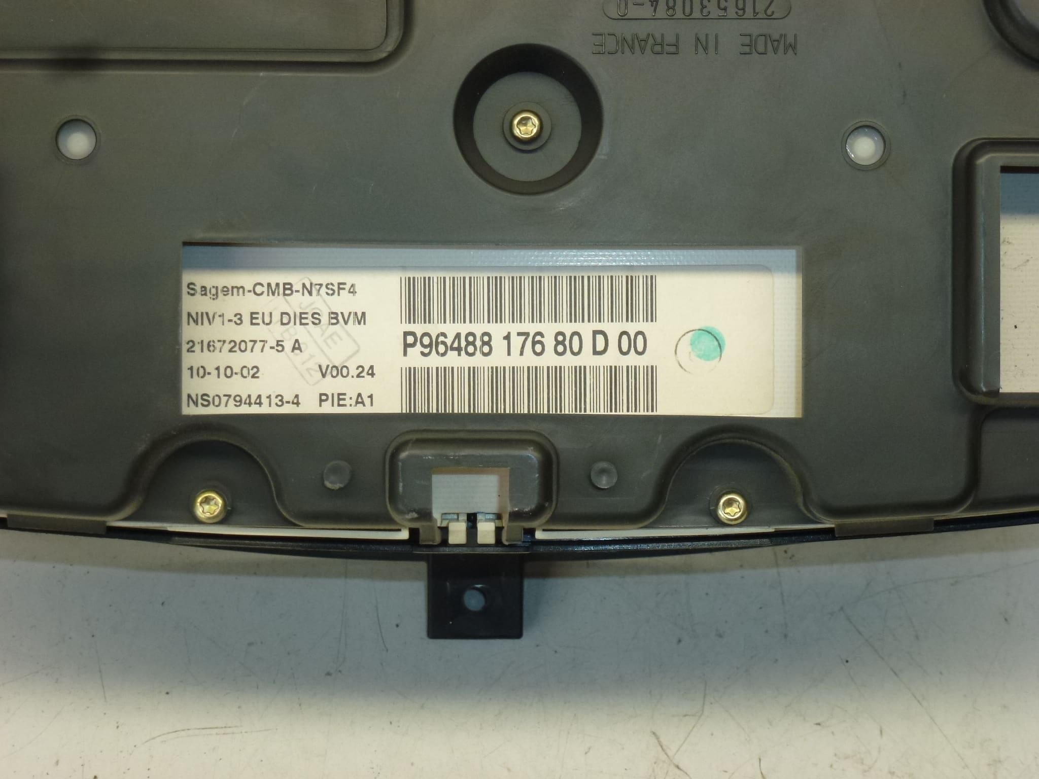 Tachometer budíky 262000 km Citroën Xsara Sagem 9648817680 6104TC