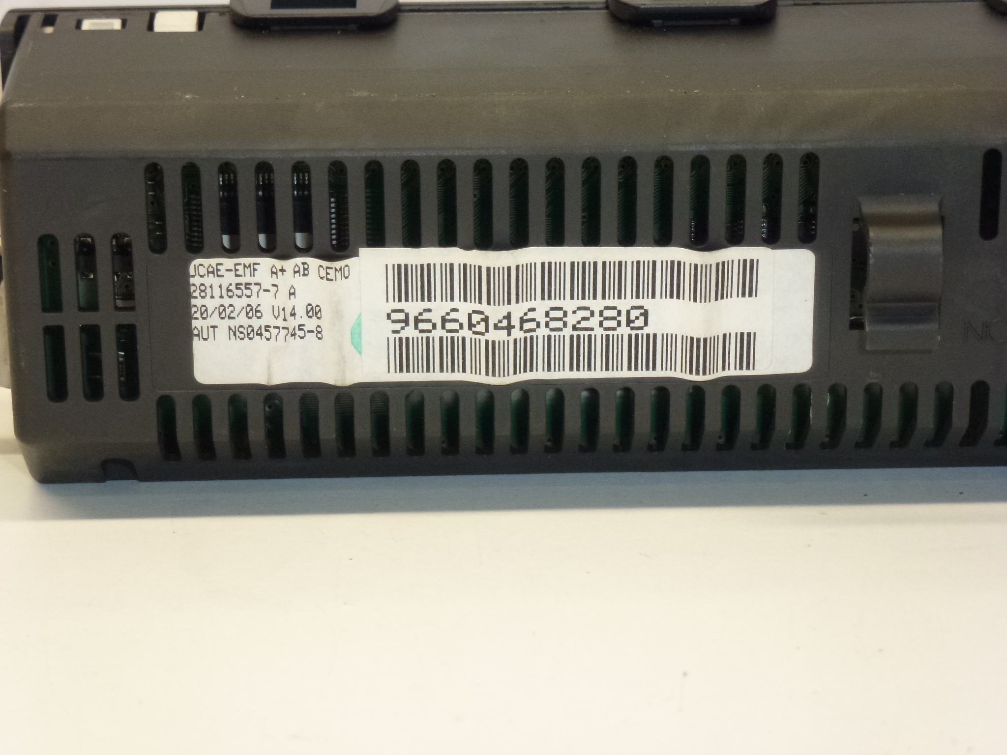 Display Citroën C5 jednoduchá klimatizácia 9660468280 6155FV