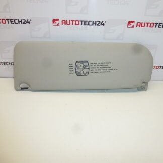 Slnečná clona Citroën C8 Peugeot 807, osvetlenie - pravá 8143GN