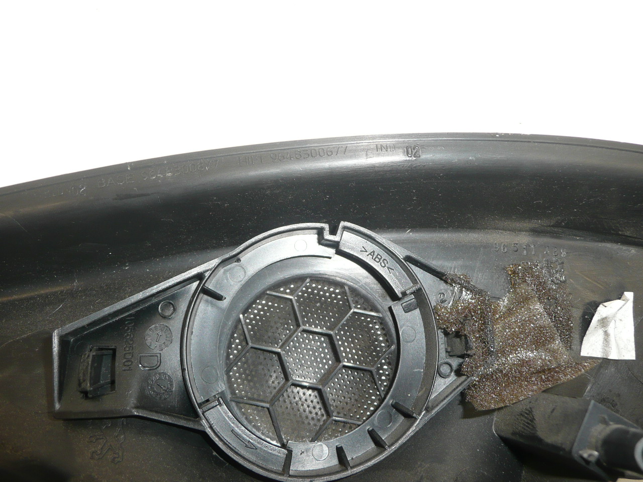 Kryt spätného zrkadla Peugeot 206 96511489 9648300877 9015X6