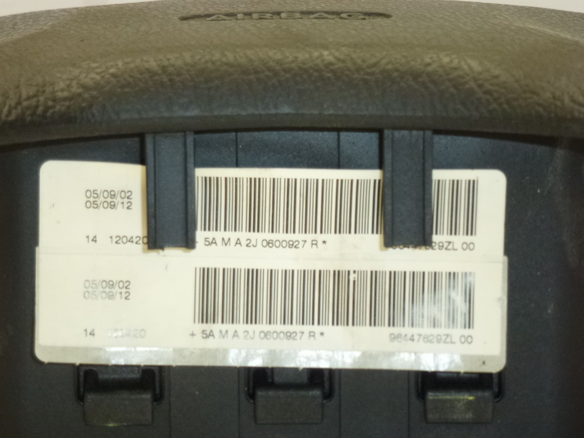 Airbag volant Citroën Xsara Picasso 96447629ZL 4112FN – Obrázok 2