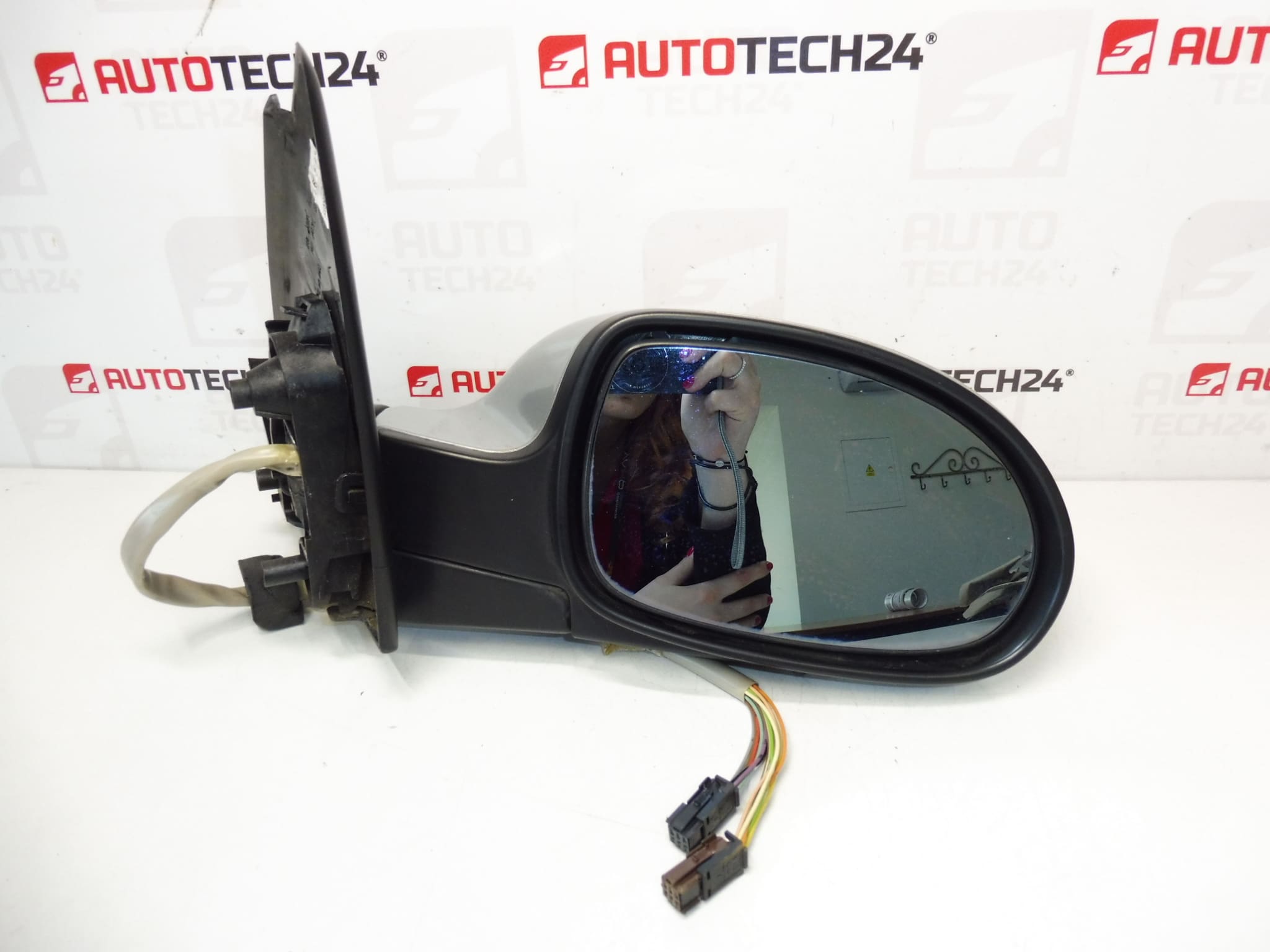 Pravé vonkajšie spätné zrkadlo Citroën C5 elektricky sklopné EZRC 96532993XT 8149WH – Obrázok 2