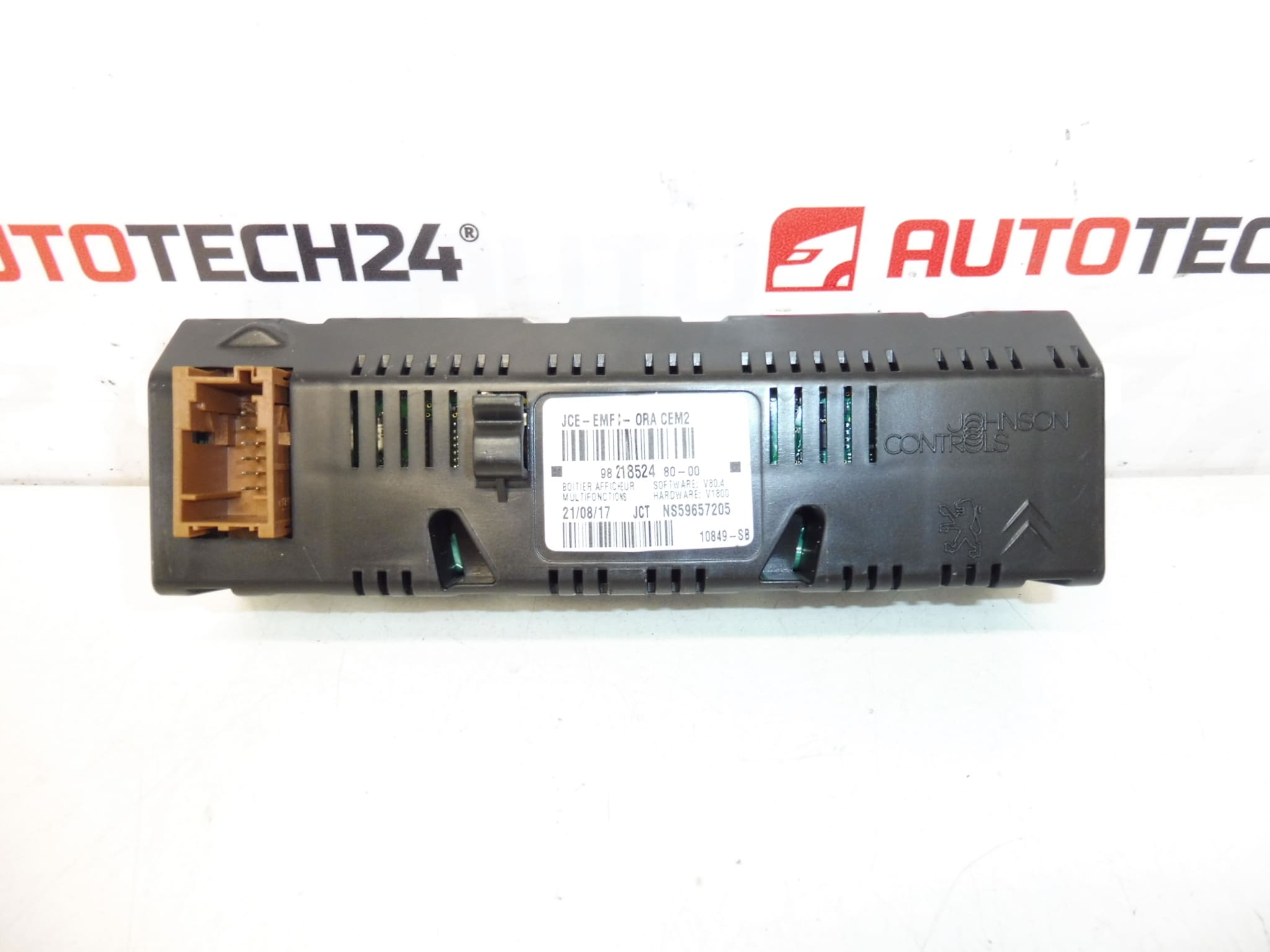 Displej rádia a palubného počítača pre Peugeot 407 9821852480 659349 – Obrázok 2