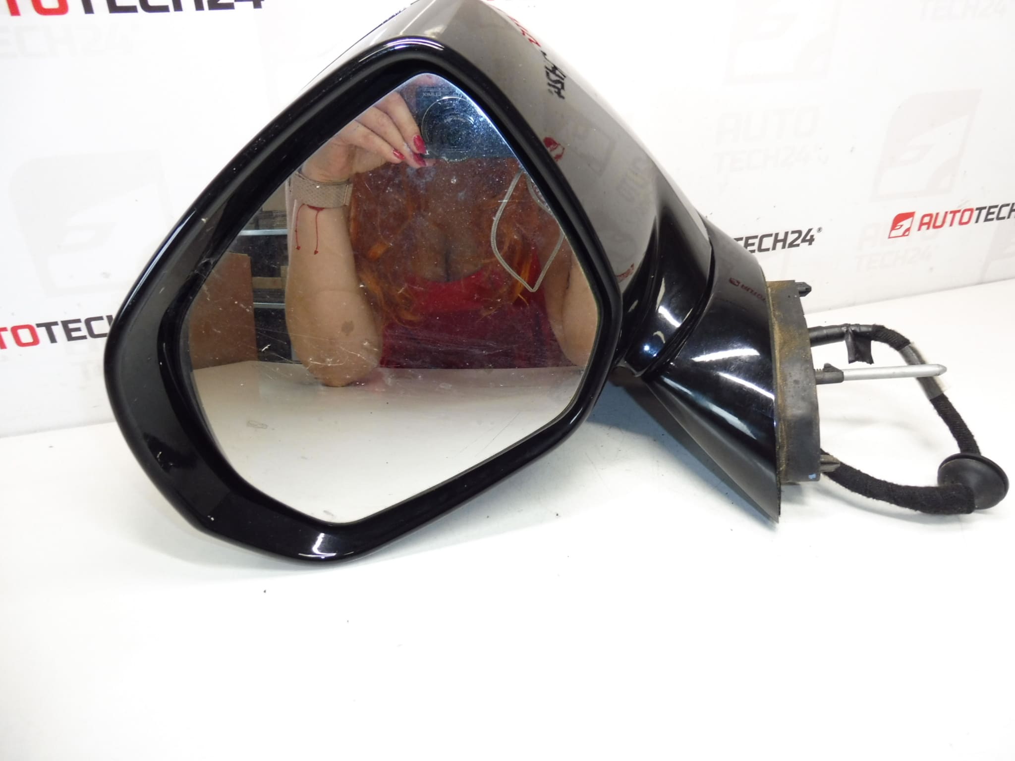 Ľavé chrómované vonkajšie spätné zrkadlo Citroën C3 Picasso 1609347480 – Obrázok 2