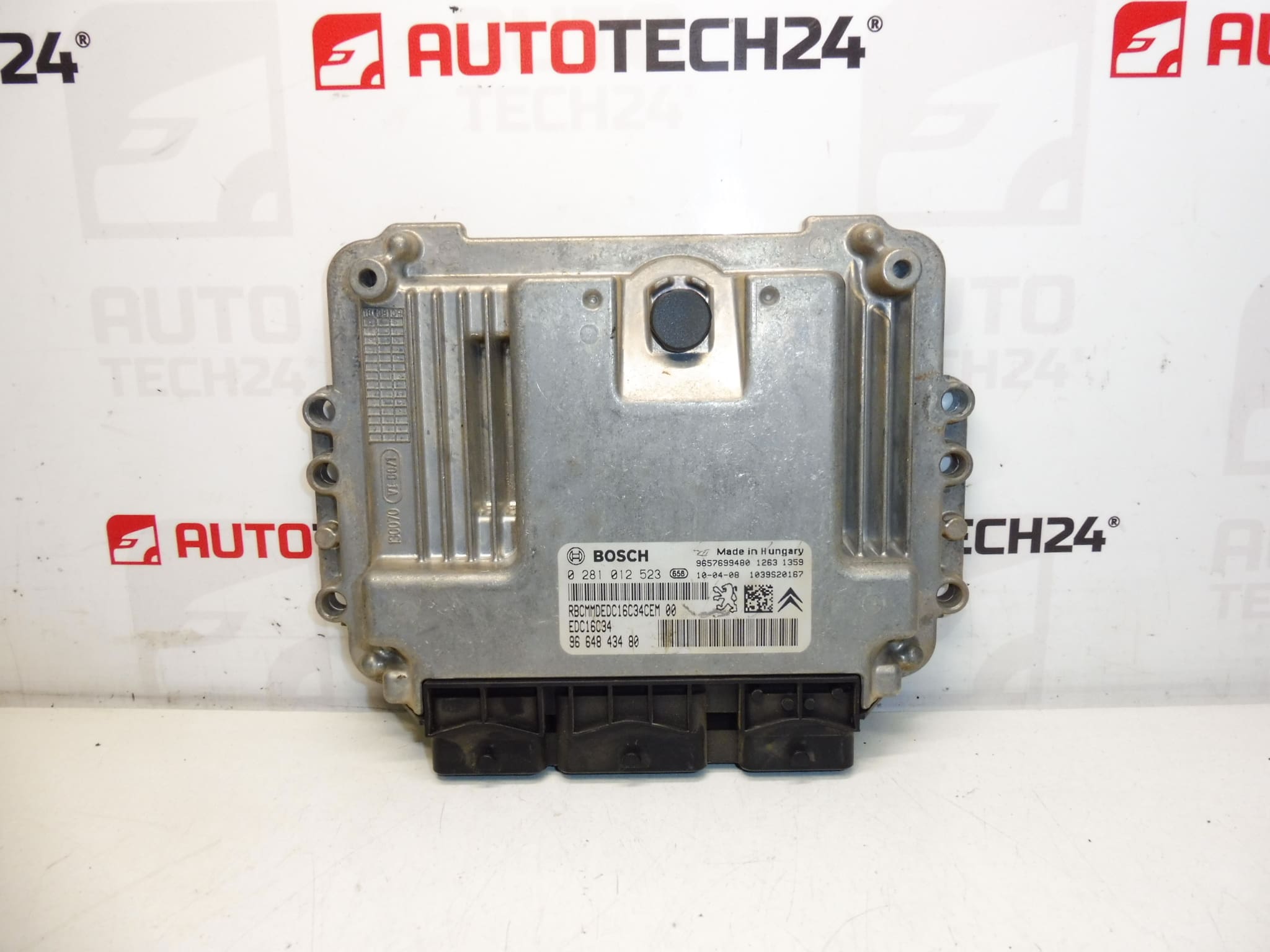 ECU Bosch EDC16C34 CITROën Peugeot 0281012523 9664843480