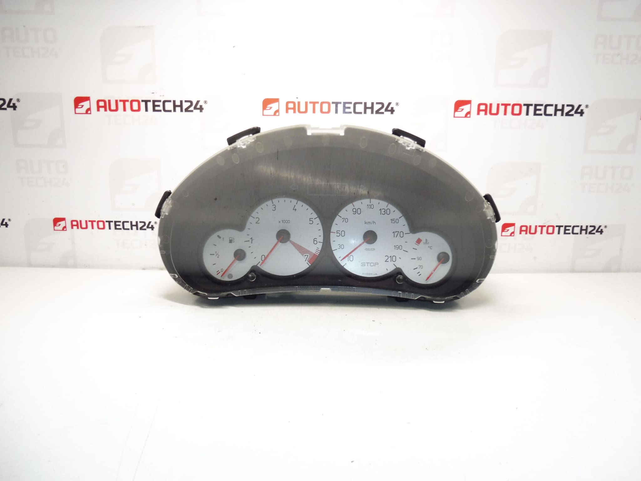 Alarmy tachometra Peugeot 206 66000 km 9656729180 6106LL