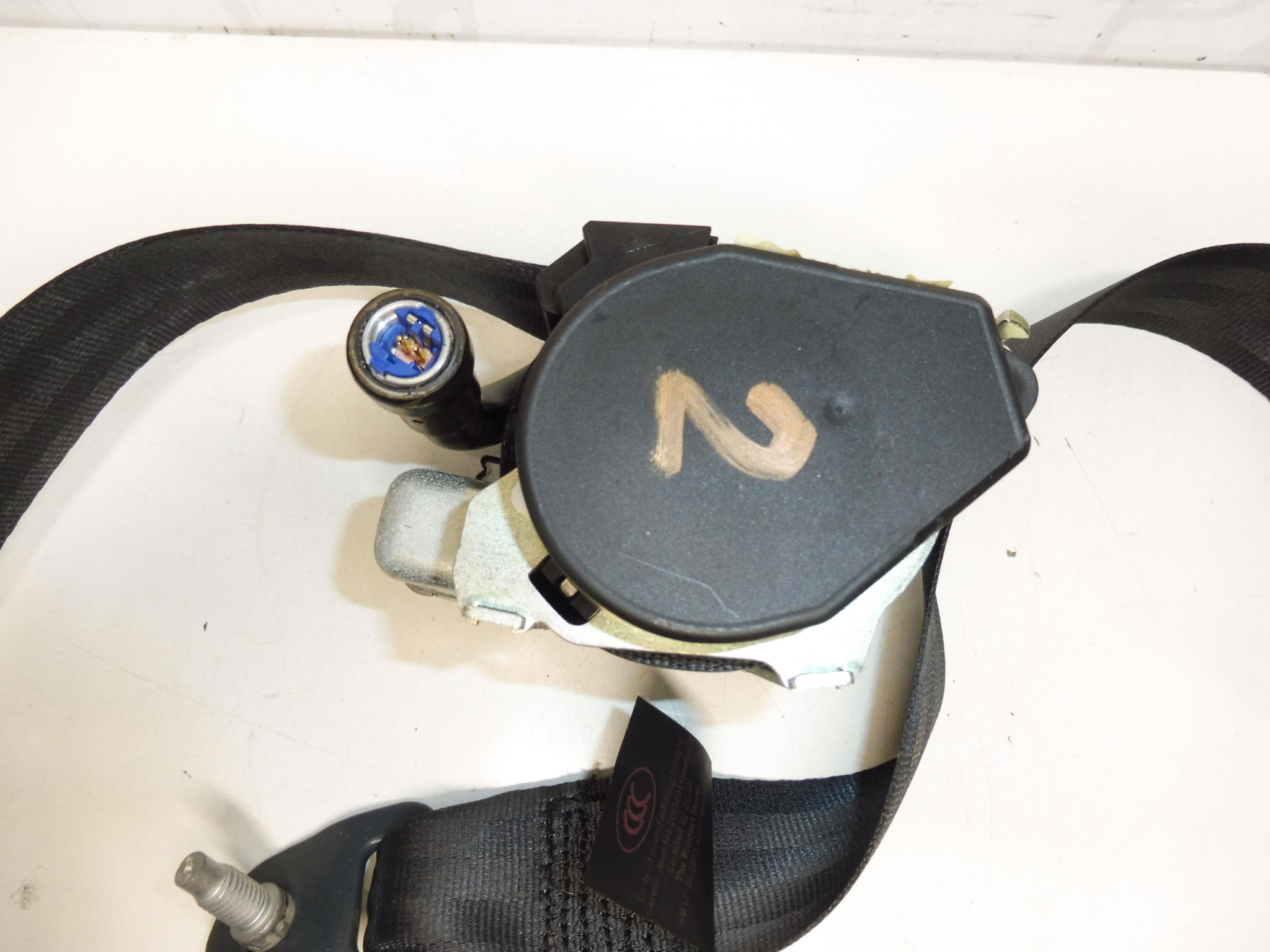 Pravý pyropás bezpečnostný pás Peugeot 207 96869044XX 8975JY