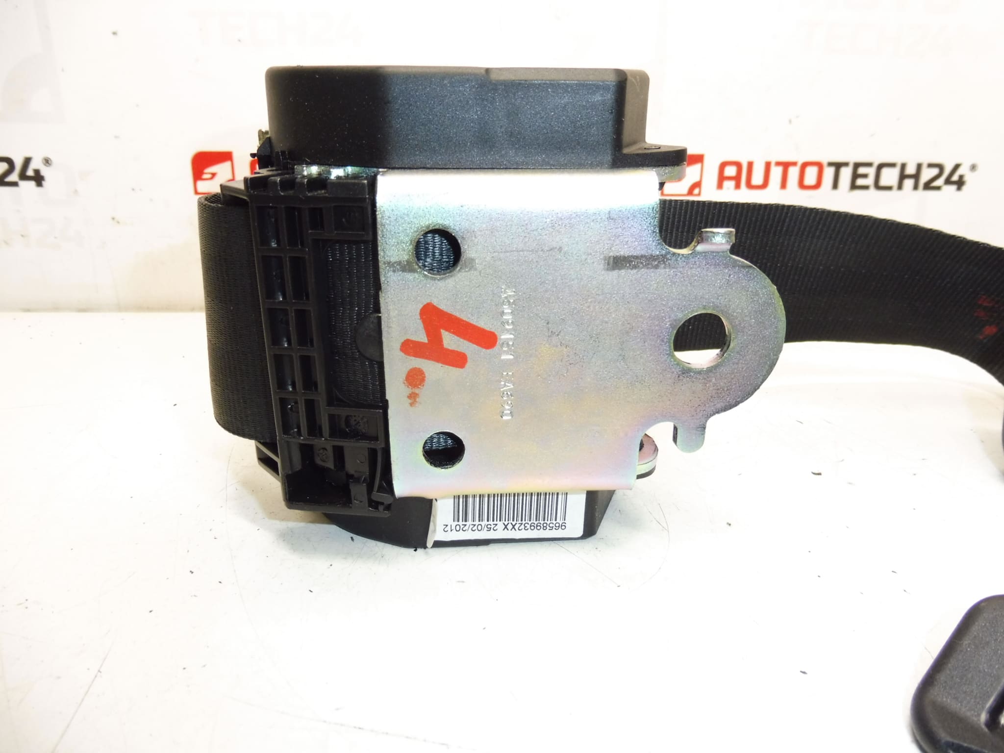 Bezpečnostný pás zadný Peugeot 308 96589932XX 8975L9 – Obrázok 2