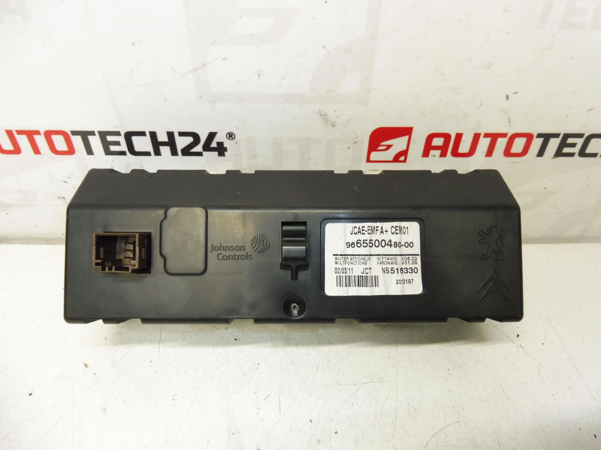 Display rádia počítača Citroen C4 II 9665500480 6155HT – Obrázok 2
