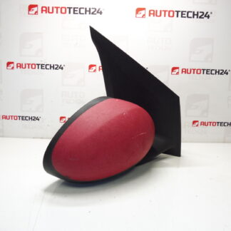 Zrkadlo pravé červené Citroën C1 Peugeot 107 87910-0H010 87910-0H011