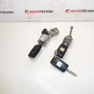 Sada zámkov a 3 kľúče Citroën Peugeot 4162KF 4162KC