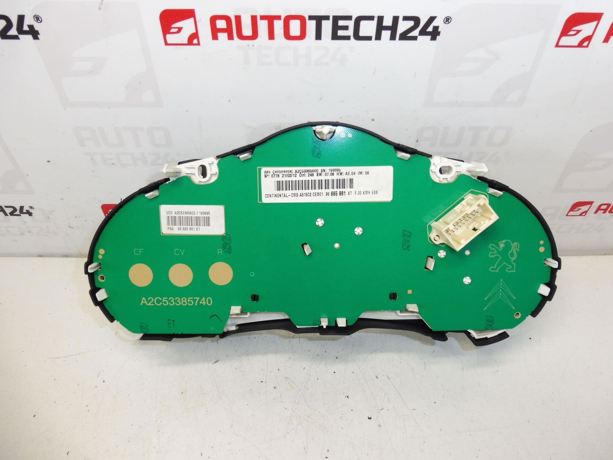 Tachometer Citroën C3 II A51 220000 km 96665881XT 6103GG – Obrázok 2