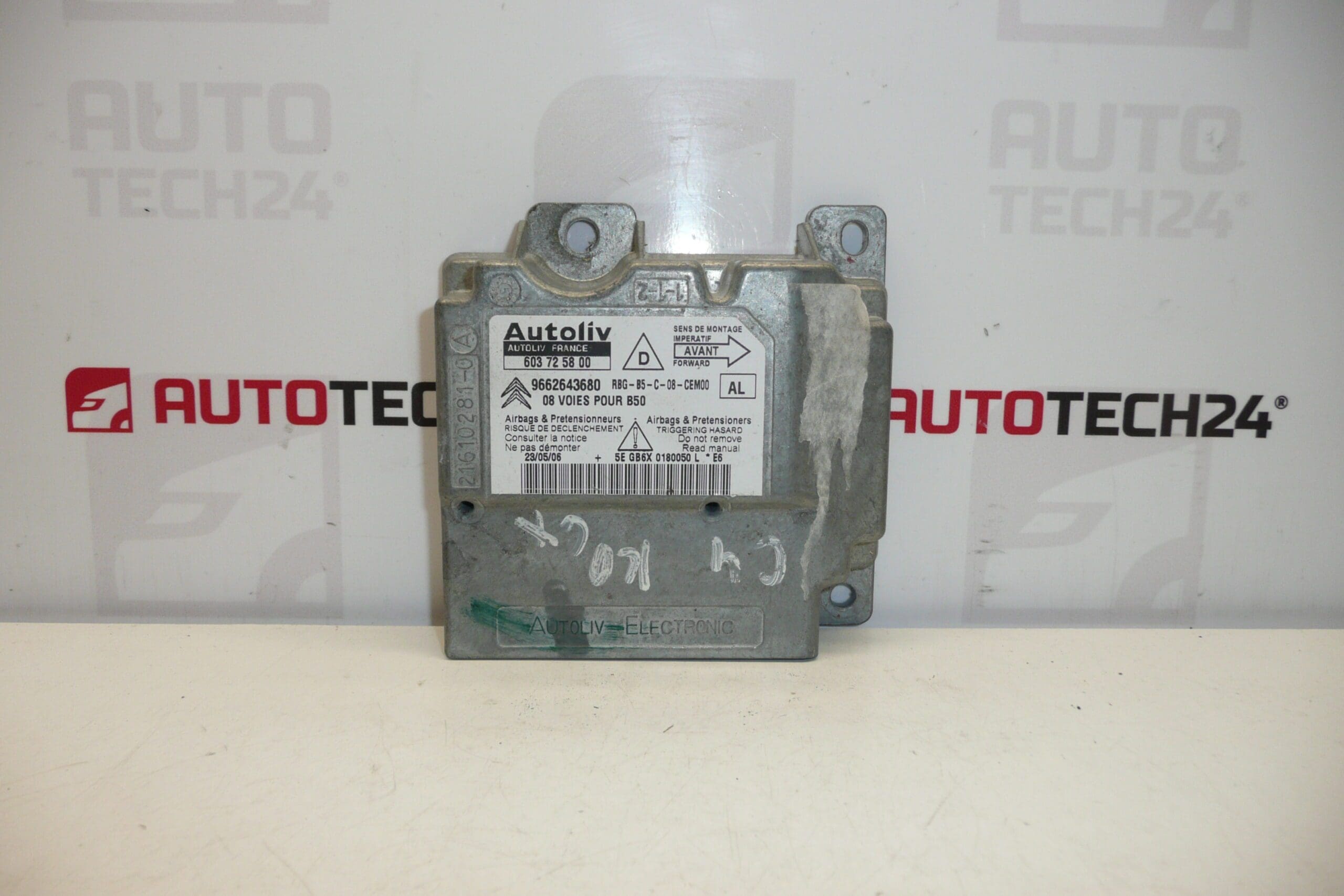 Jednotka airbagov Citroën C4 9662643680 654633